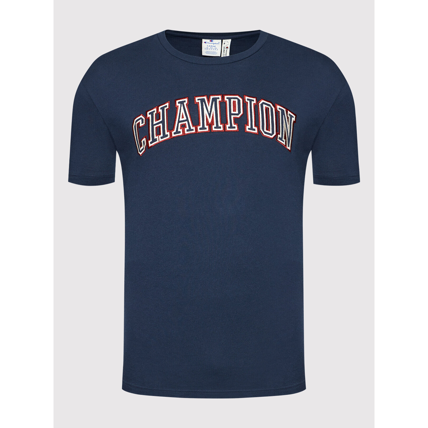 Champion T-Shirt 216581 Tmavomodrá Regular Fit - Pepit.cz