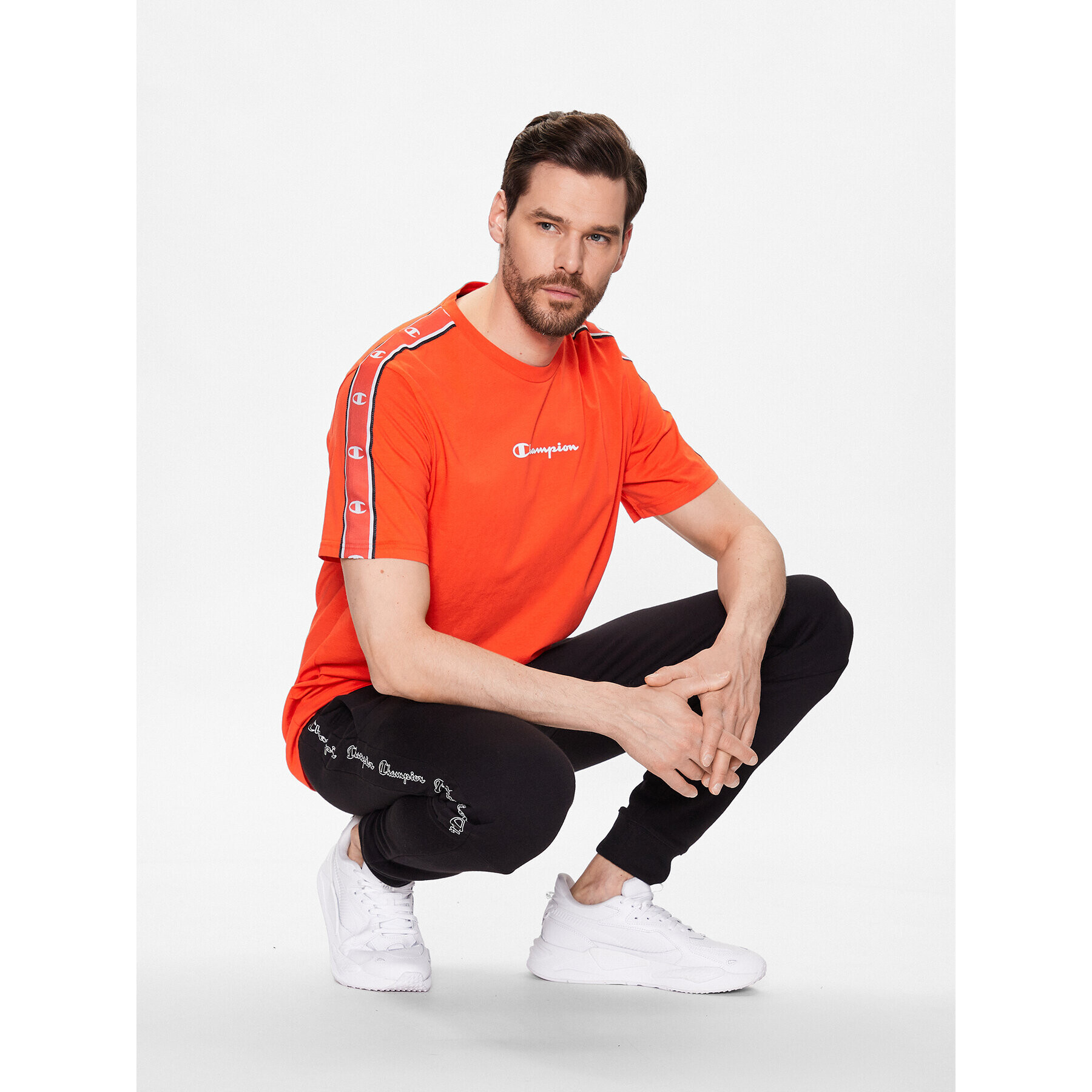 Champion T-Shirt 218472 Oranžová Regular Fit - Pepit.cz