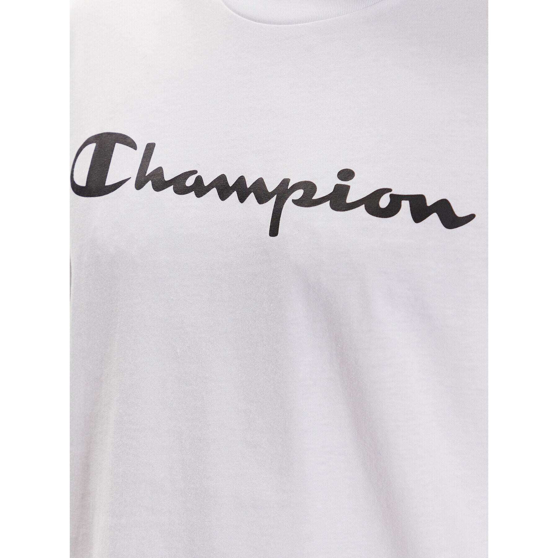 Champion T-Shirt 218477 Bílá Regular Fit - Pepit.cz