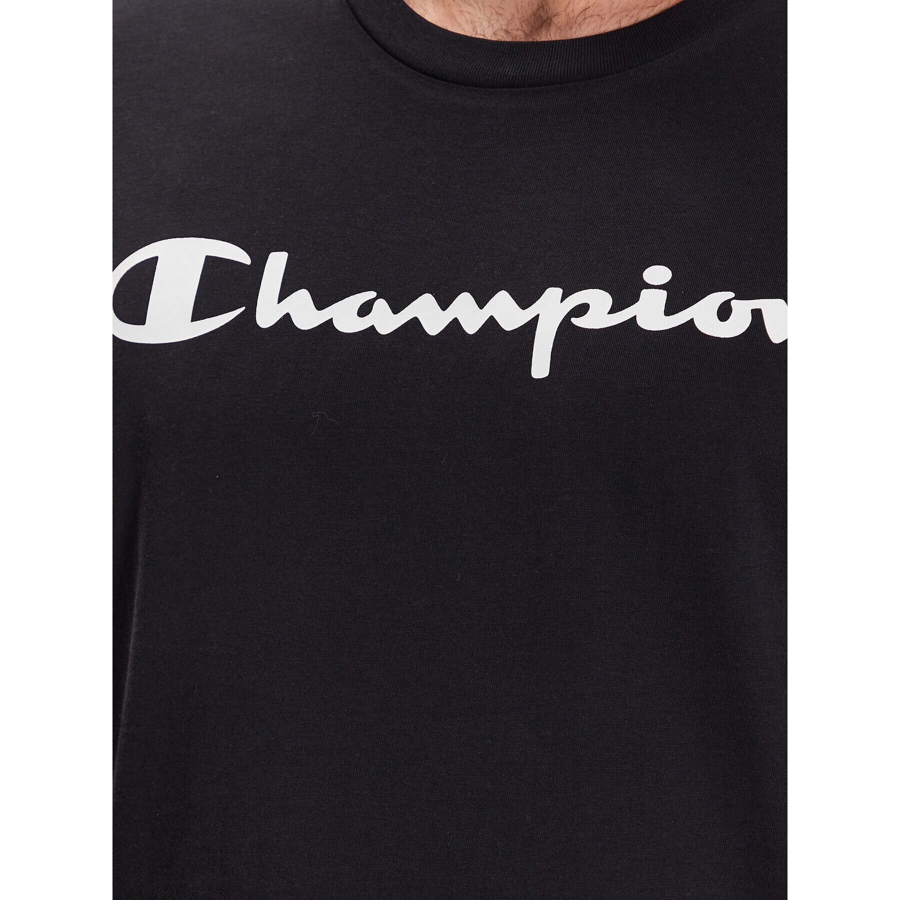 Champion T-Shirt 218477 Černá Regular Fit - Pepit.cz