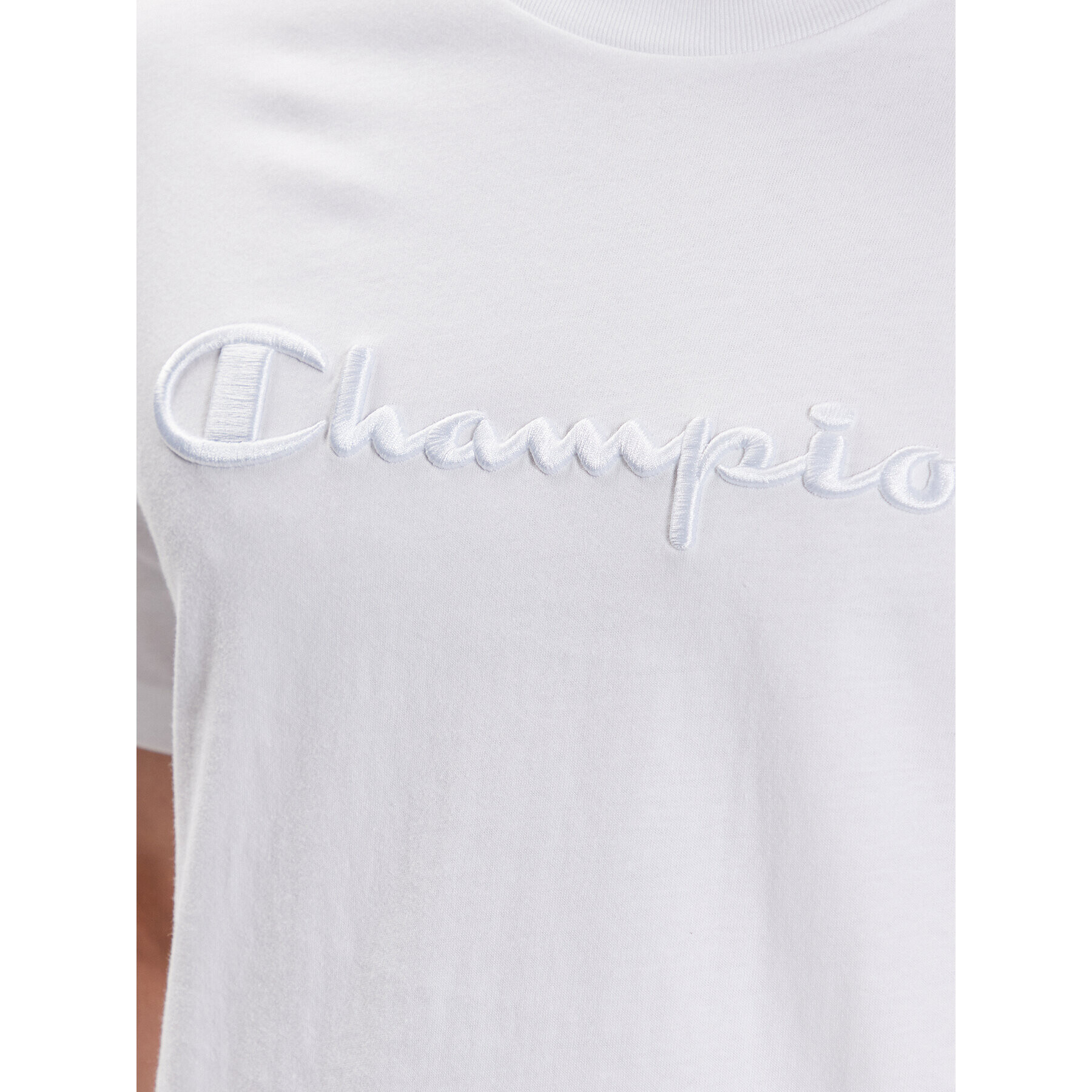 Champion T-Shirt 218490 Bílá Regular Fit - Pepit.cz