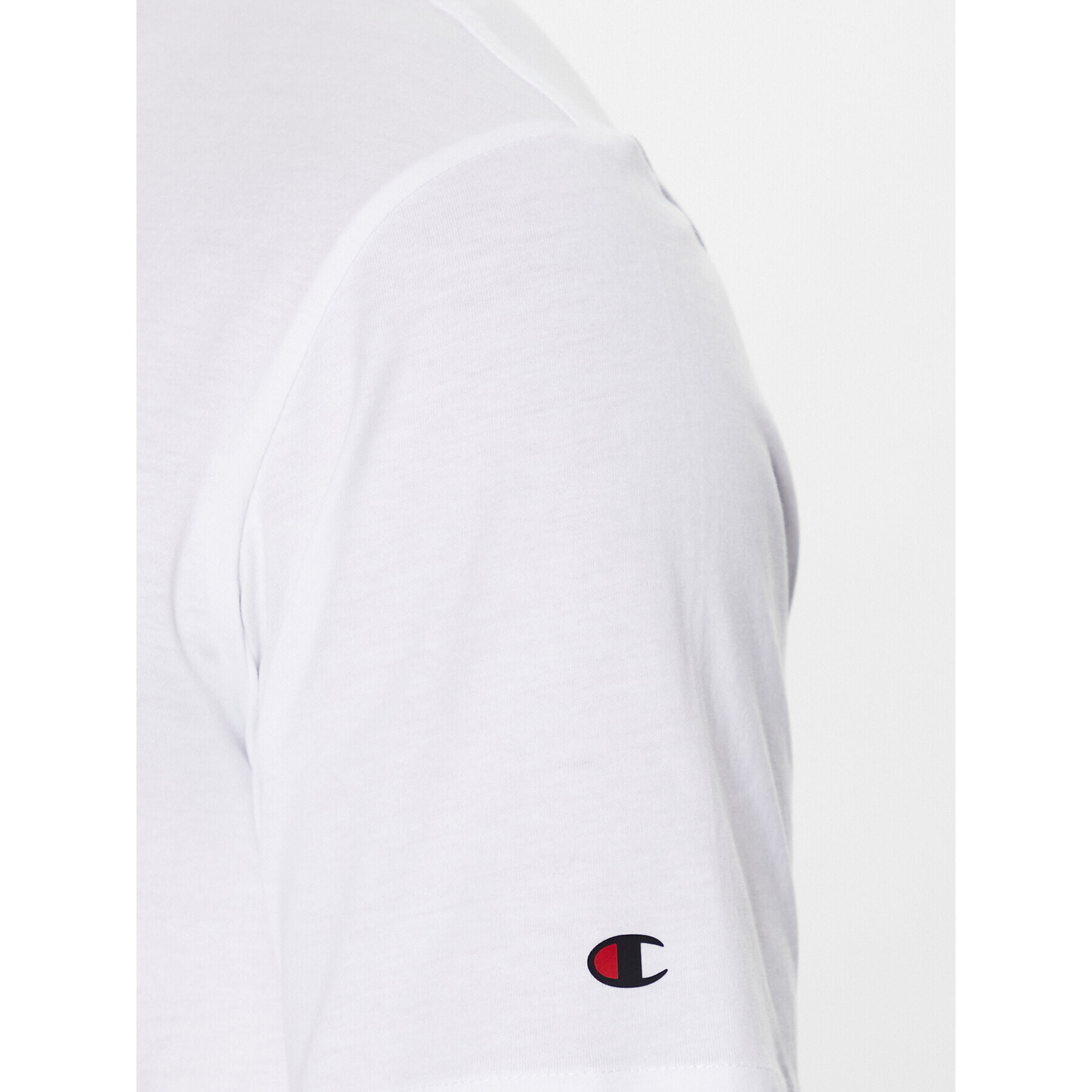 Champion T-Shirt 218531 Bílá Regular Fit - Pepit.cz