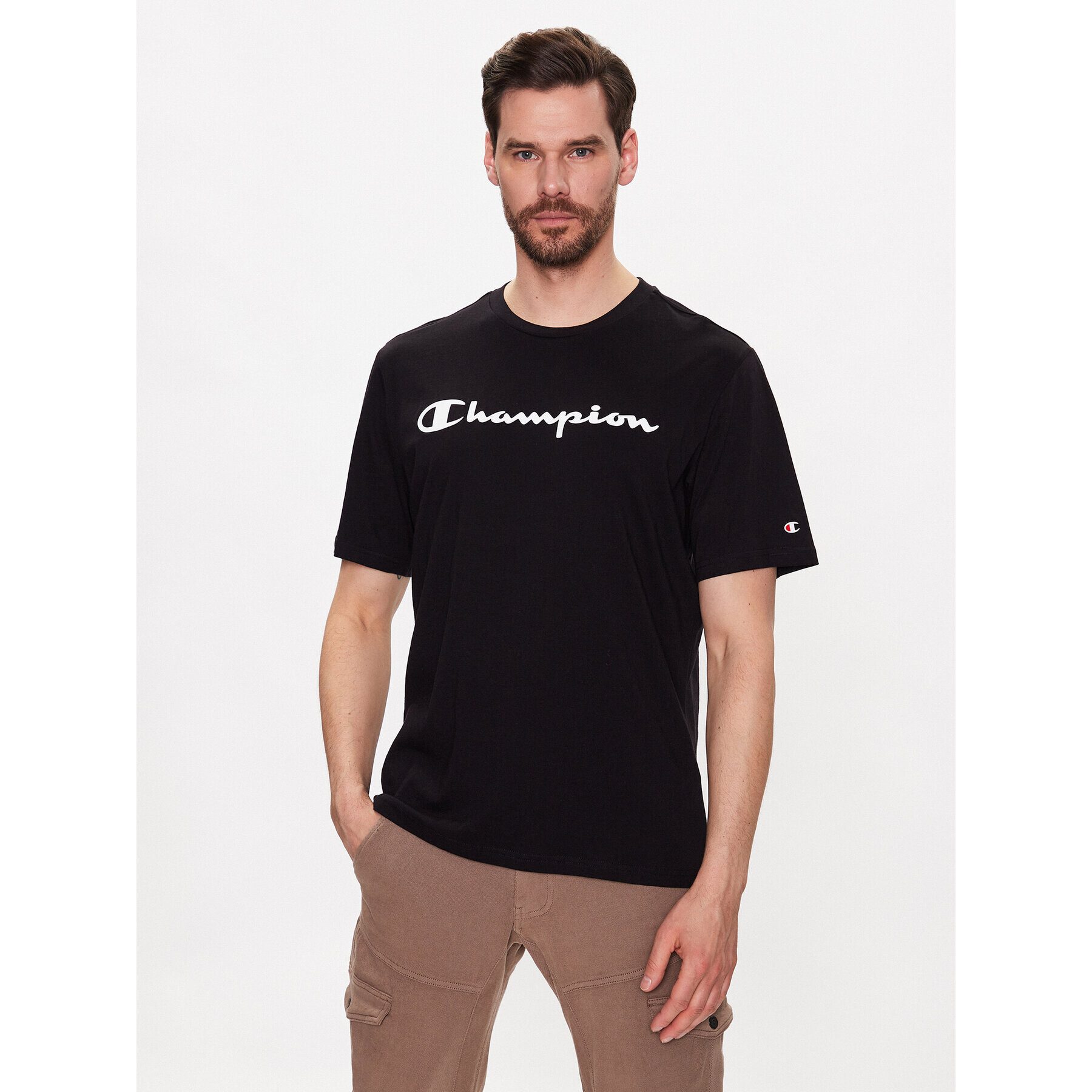 Champion T-Shirt 218531 Černá Regular Fit - Pepit.cz