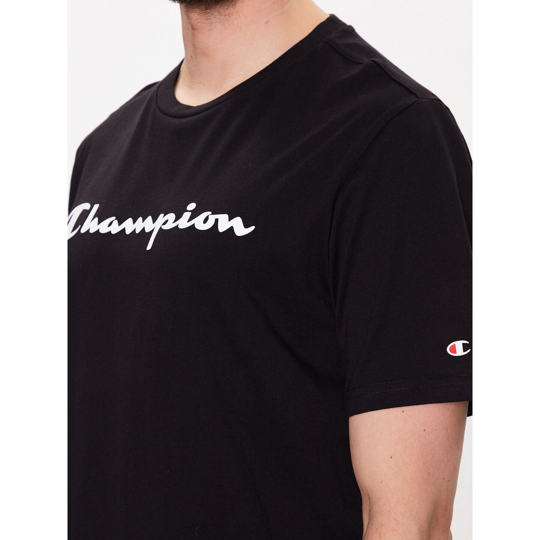 Champion T-Shirt 218531 Černá Regular Fit - Pepit.cz