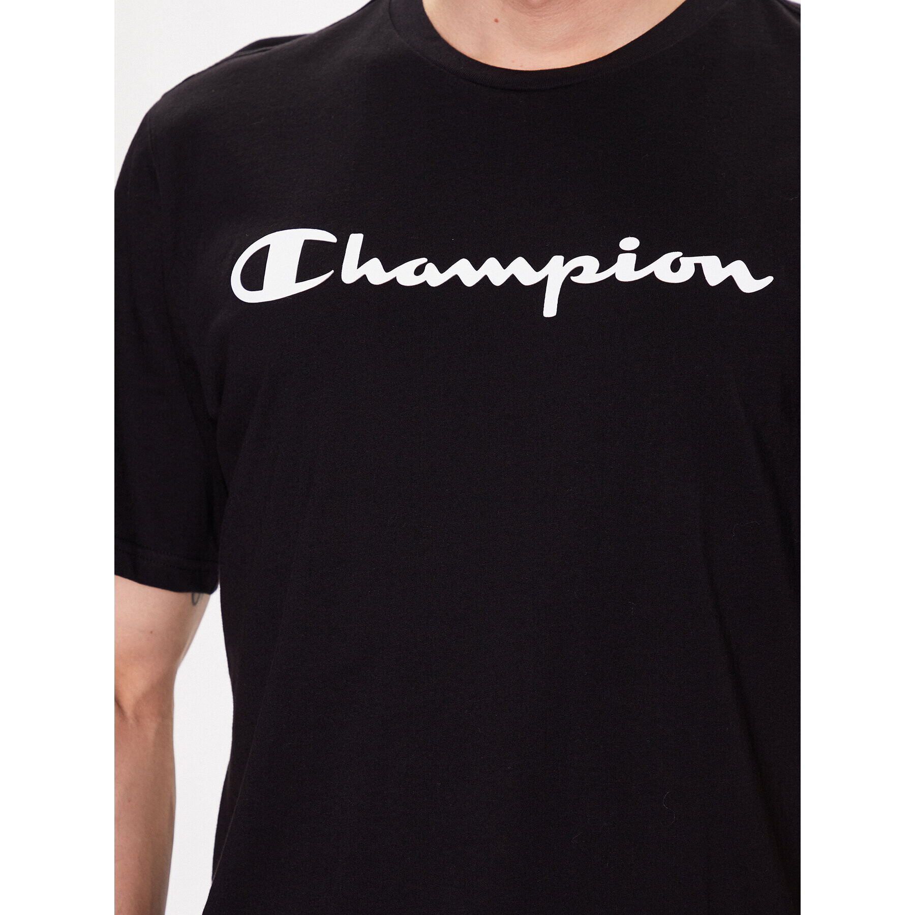 Champion T-Shirt 218531 Černá Regular Fit - Pepit.cz