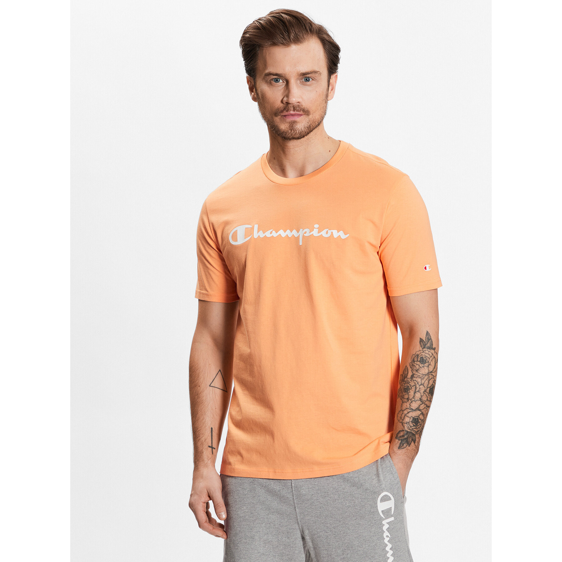 Champion T-Shirt 218531 Oranžová Regular Fit - Pepit.cz