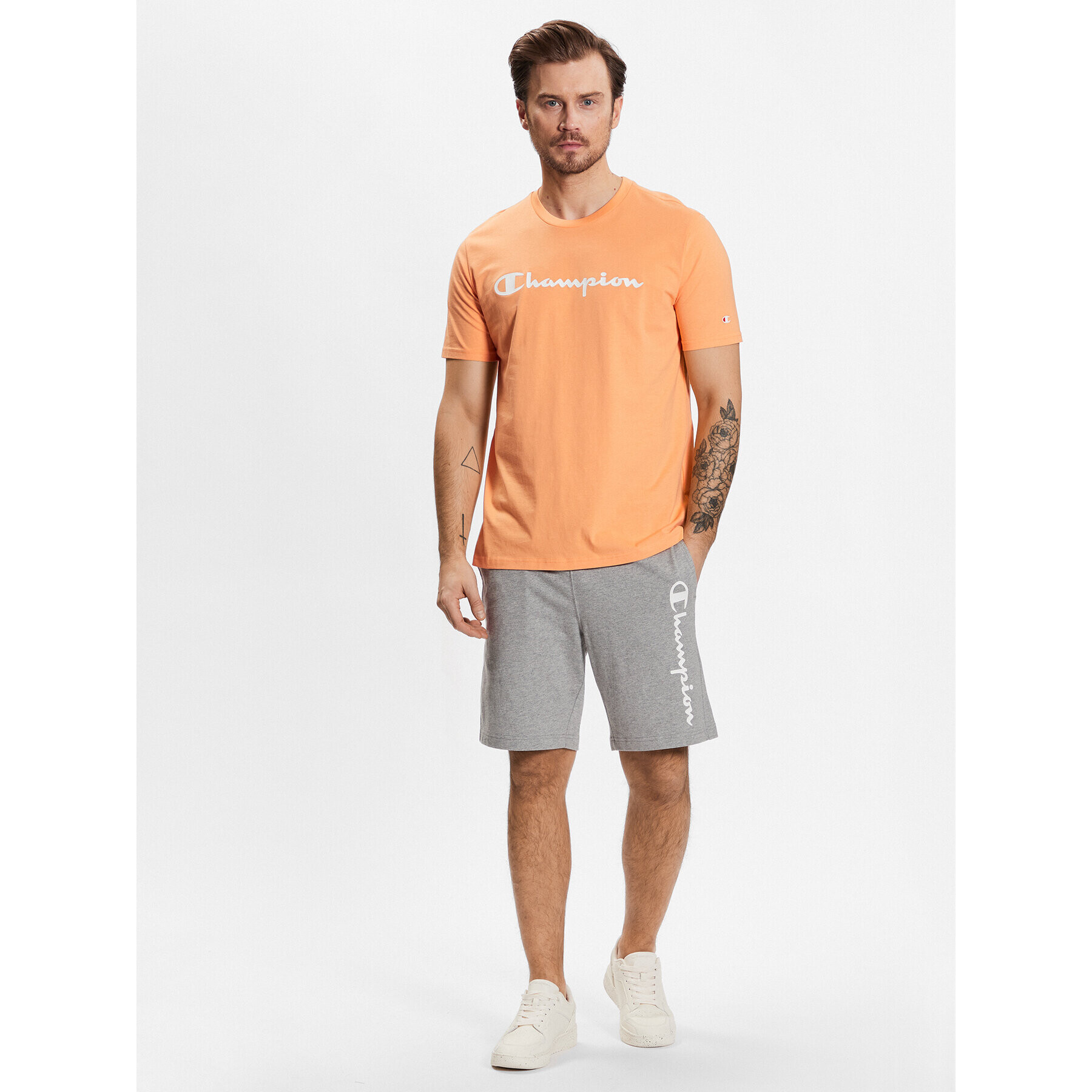 Champion T-Shirt 218531 Oranžová Regular Fit - Pepit.cz