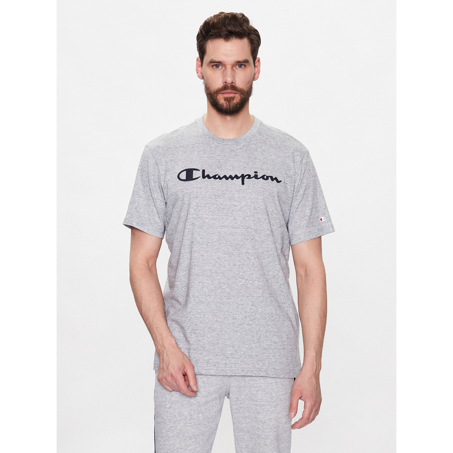 Champion T-Shirt 218531 Šedá Regular Fit - Pepit.cz