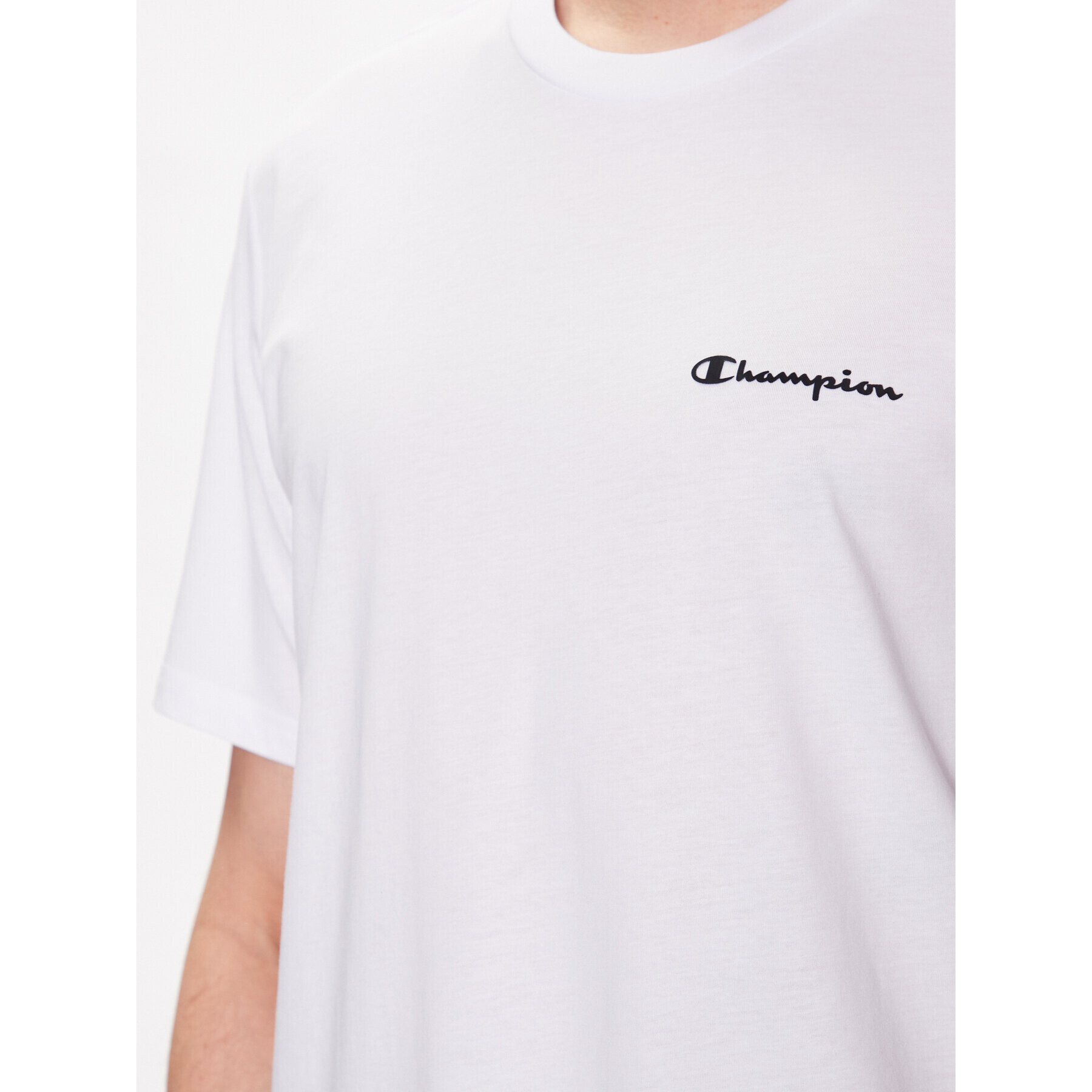 Champion T-Shirt 218539 Bílá Regular Fit - Pepit.cz