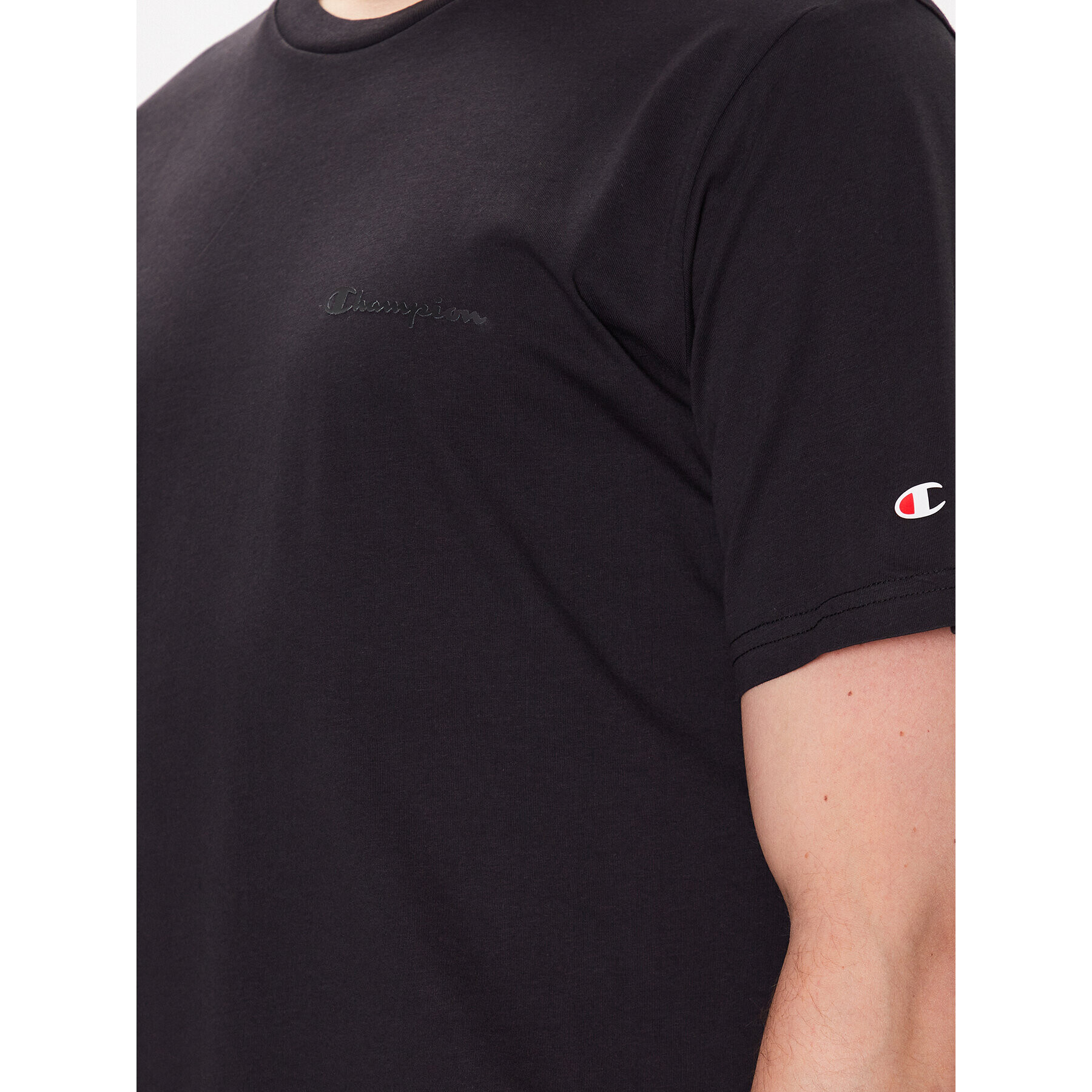 Champion T-Shirt 218539 Černá Regular Fit - Pepit.cz