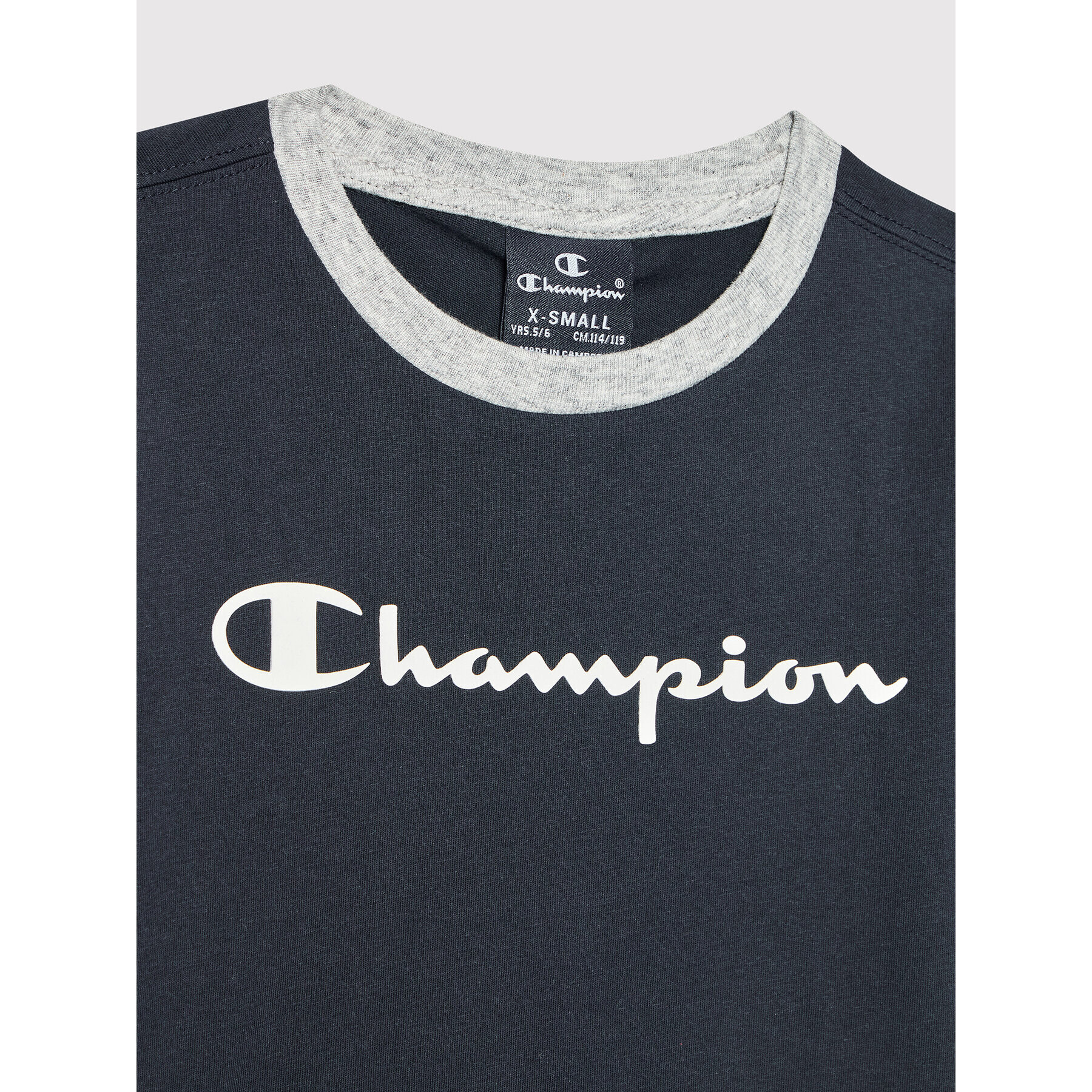 Champion T-Shirt 305909 Tmavomodrá Regular Fit - Pepit.cz