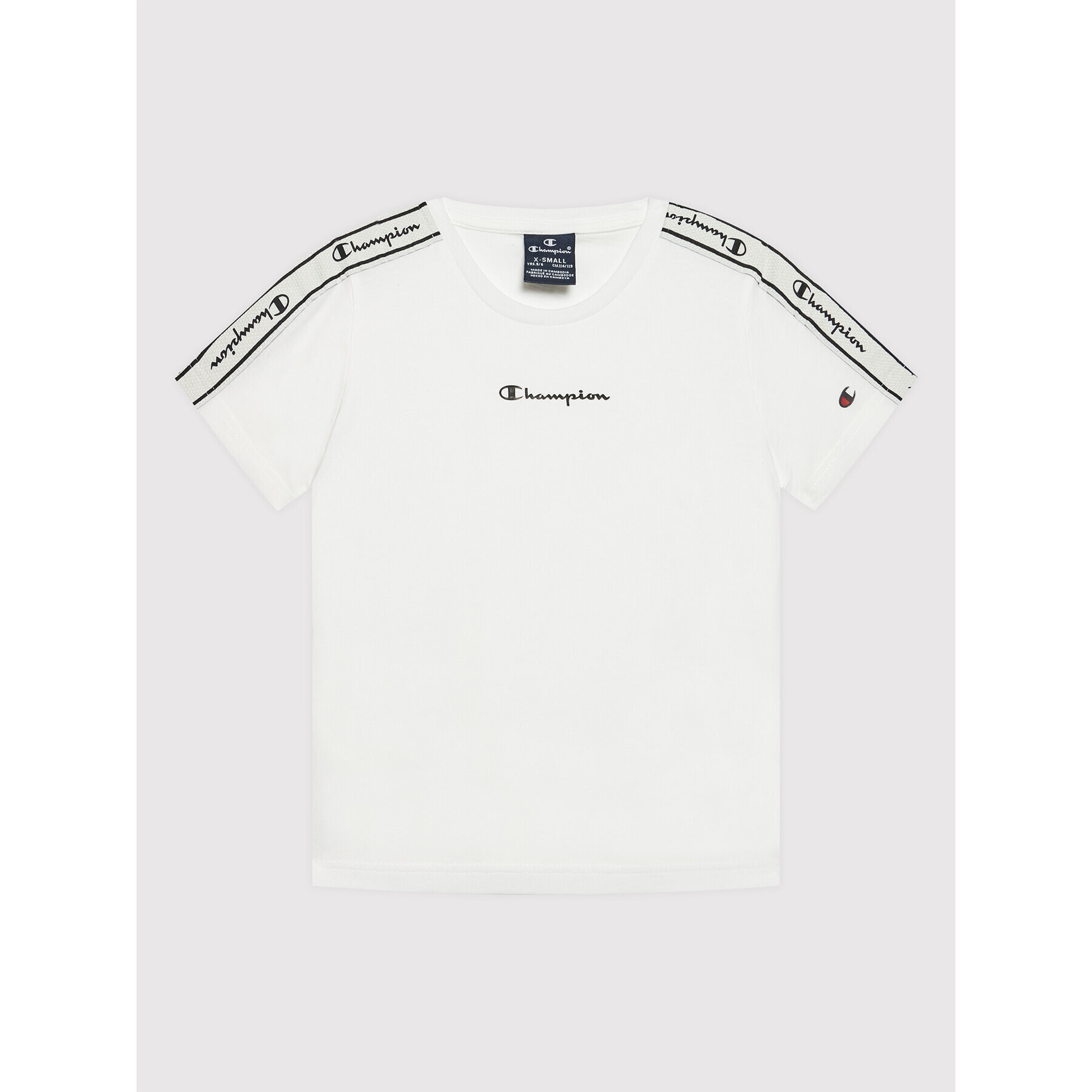 Champion T-Shirt 305921 Bílá Regular Fit - Pepit.cz