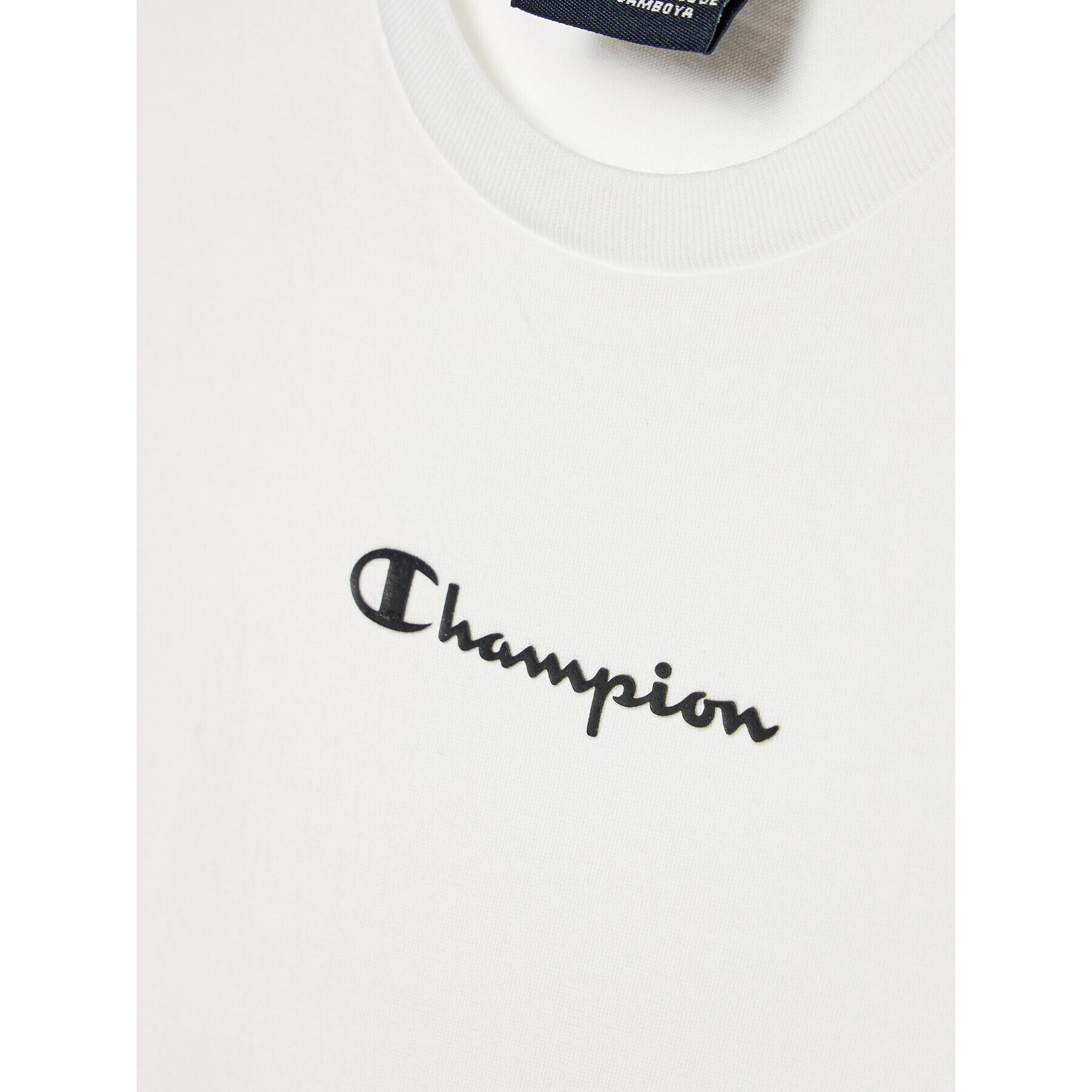 Champion T-Shirt 305921 Bílá Regular Fit - Pepit.cz