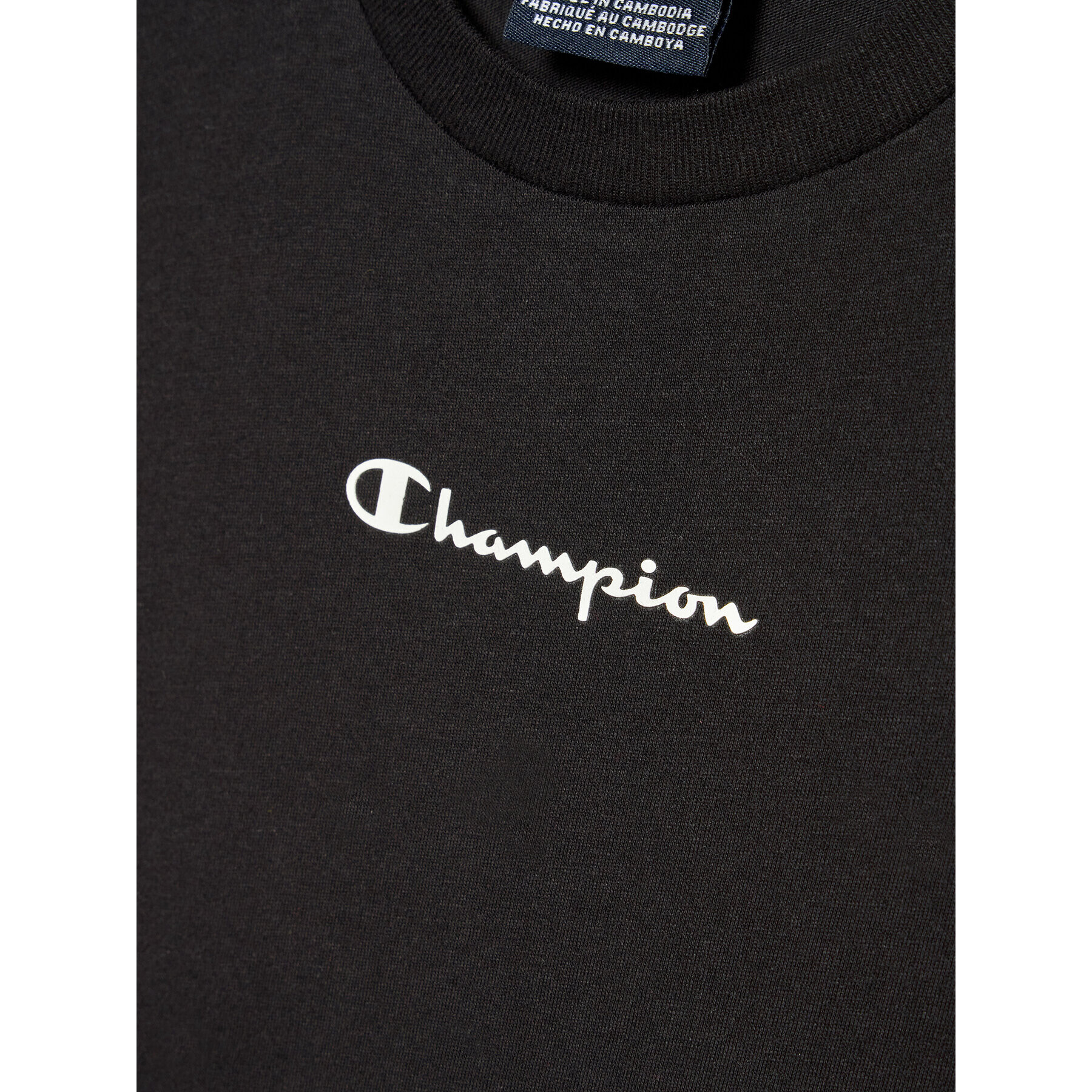 Champion T-Shirt 305925 Černá Regular Fit - Pepit.cz