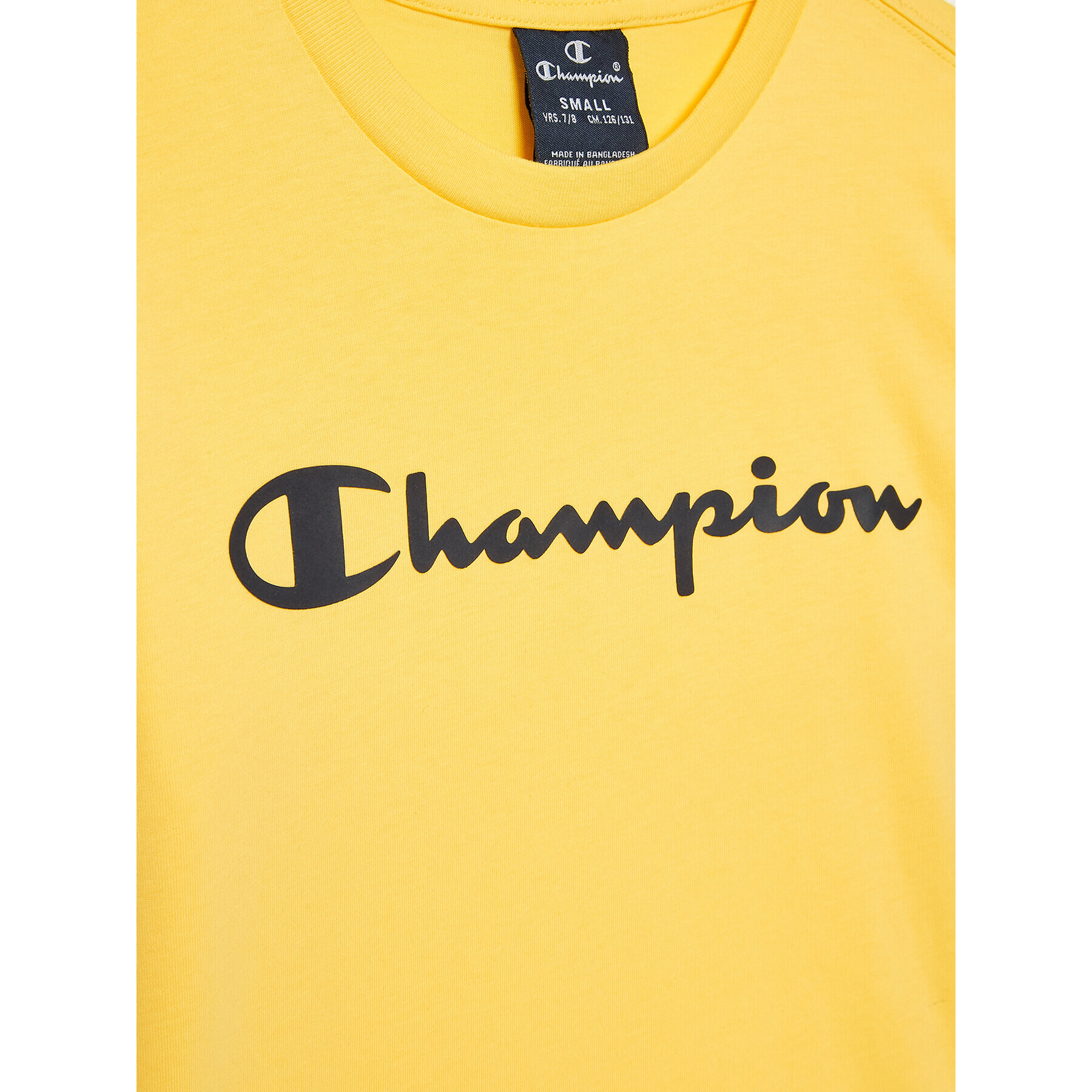 Champion T-Shirt 306285 Žlutá Regular Fit - Pepit.cz