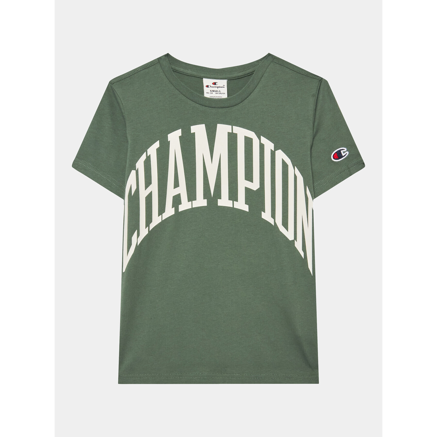 Champion T-Shirt 306362 Zelená Regular Fit - Pepit.cz