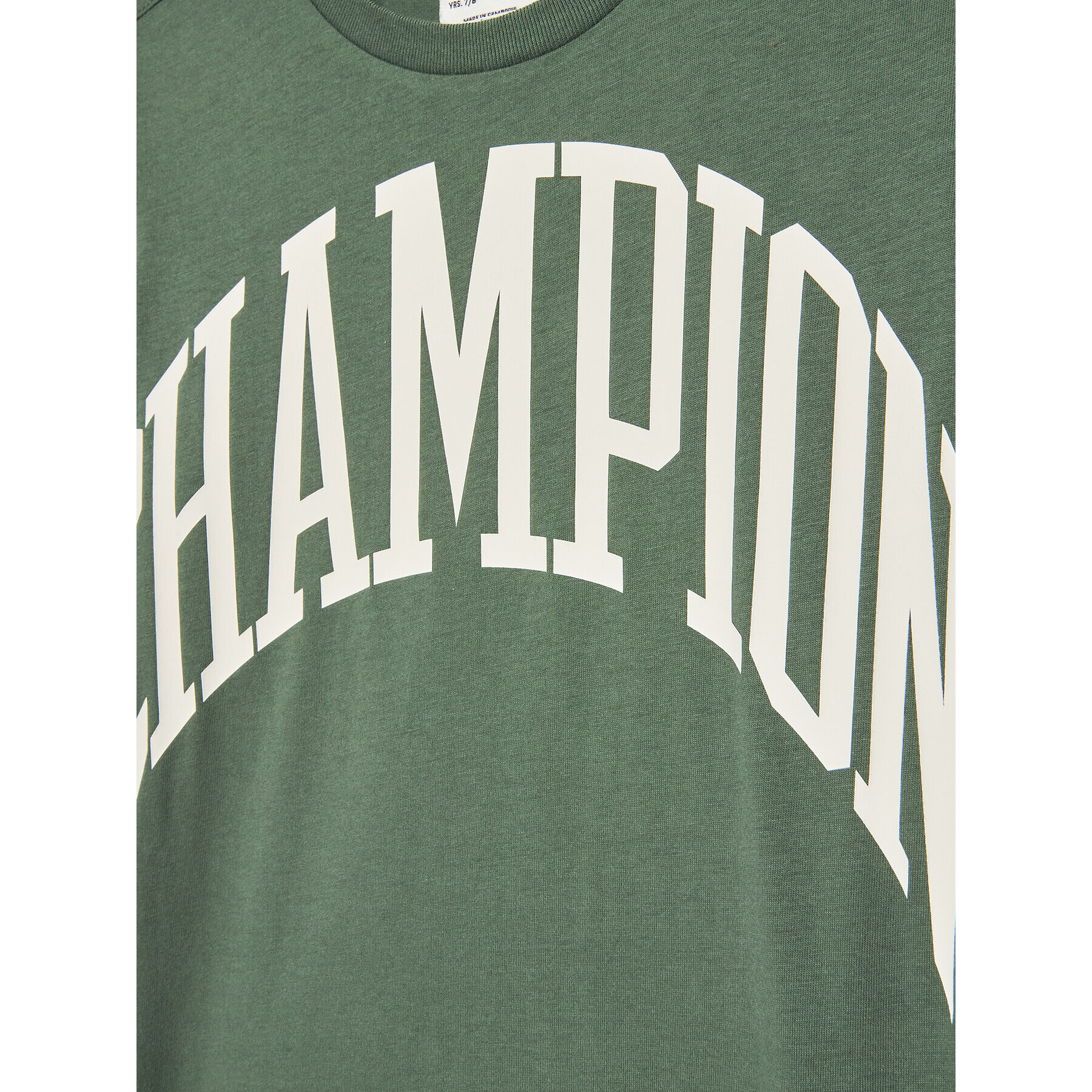 Champion T-Shirt 306362 Zelená Regular Fit - Pepit.cz