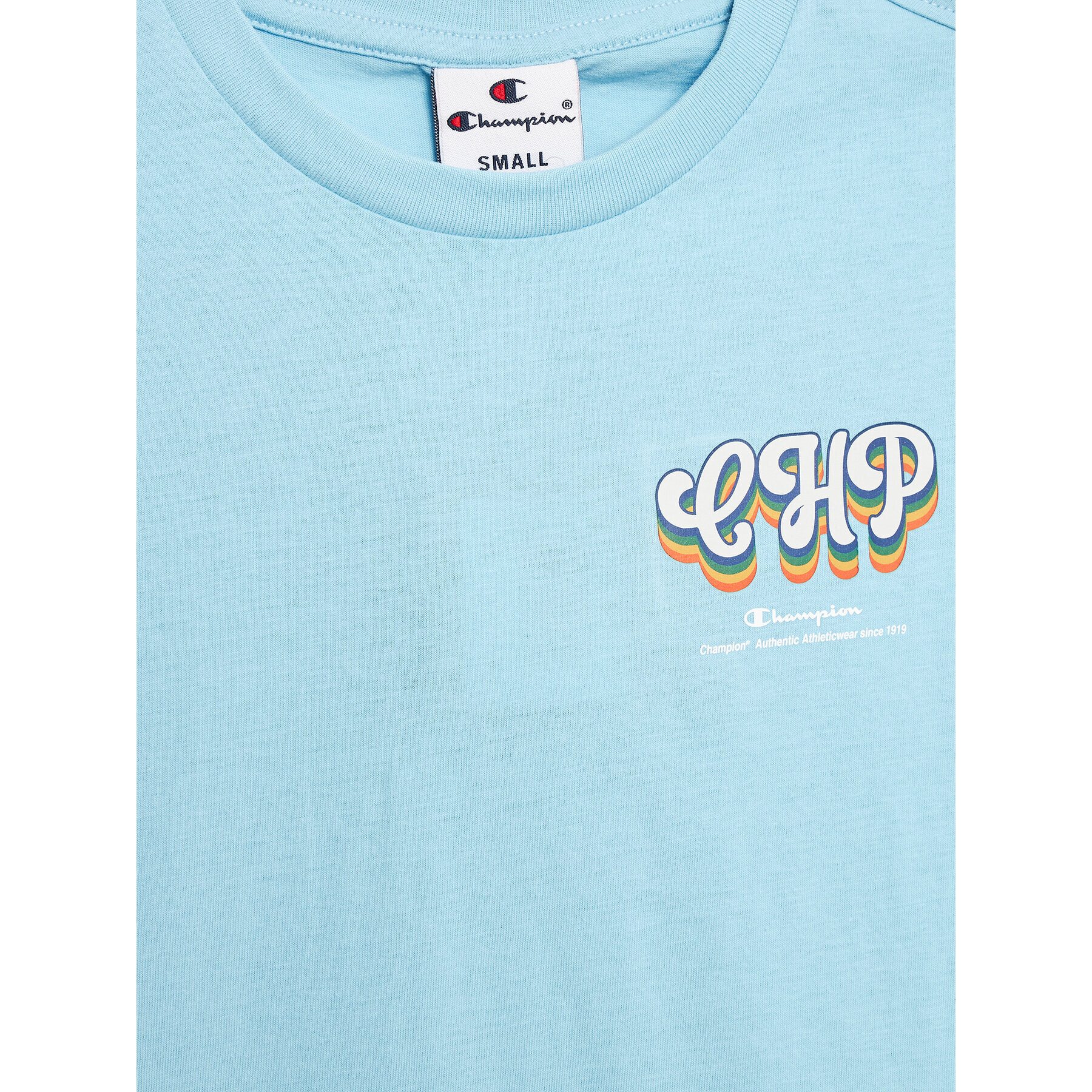 Champion T-Shirt 306374 Modrá Regular Fit - Pepit.cz