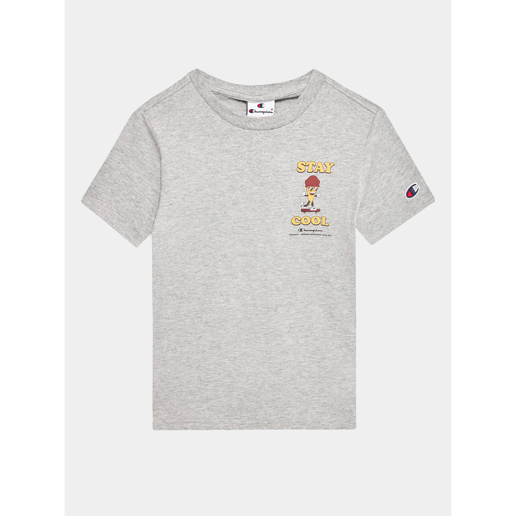 Champion T-Shirt 306375 Šedá Regular Fit - Pepit.cz