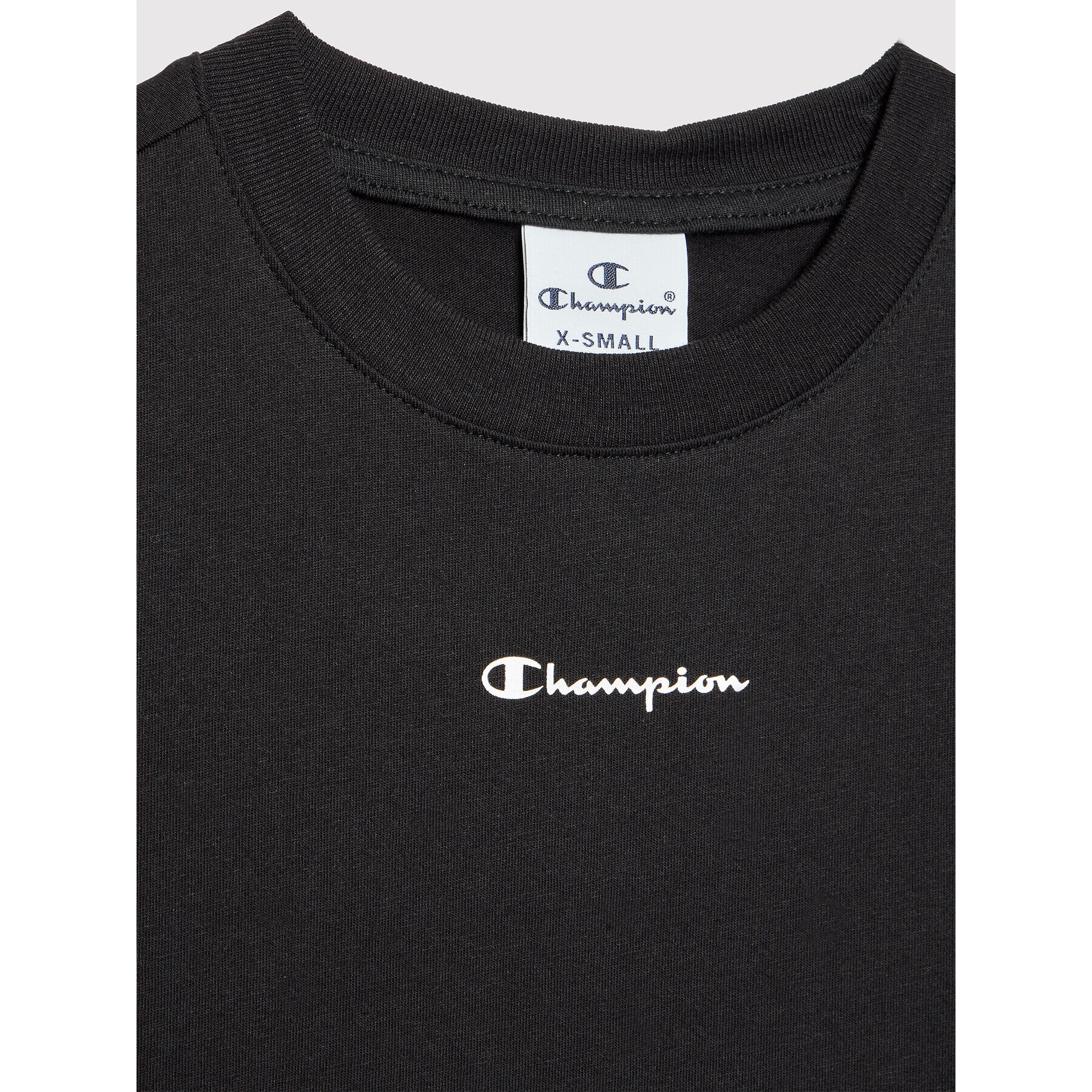 Champion T-Shirt 404314 Černá Custom Fit - Pepit.cz