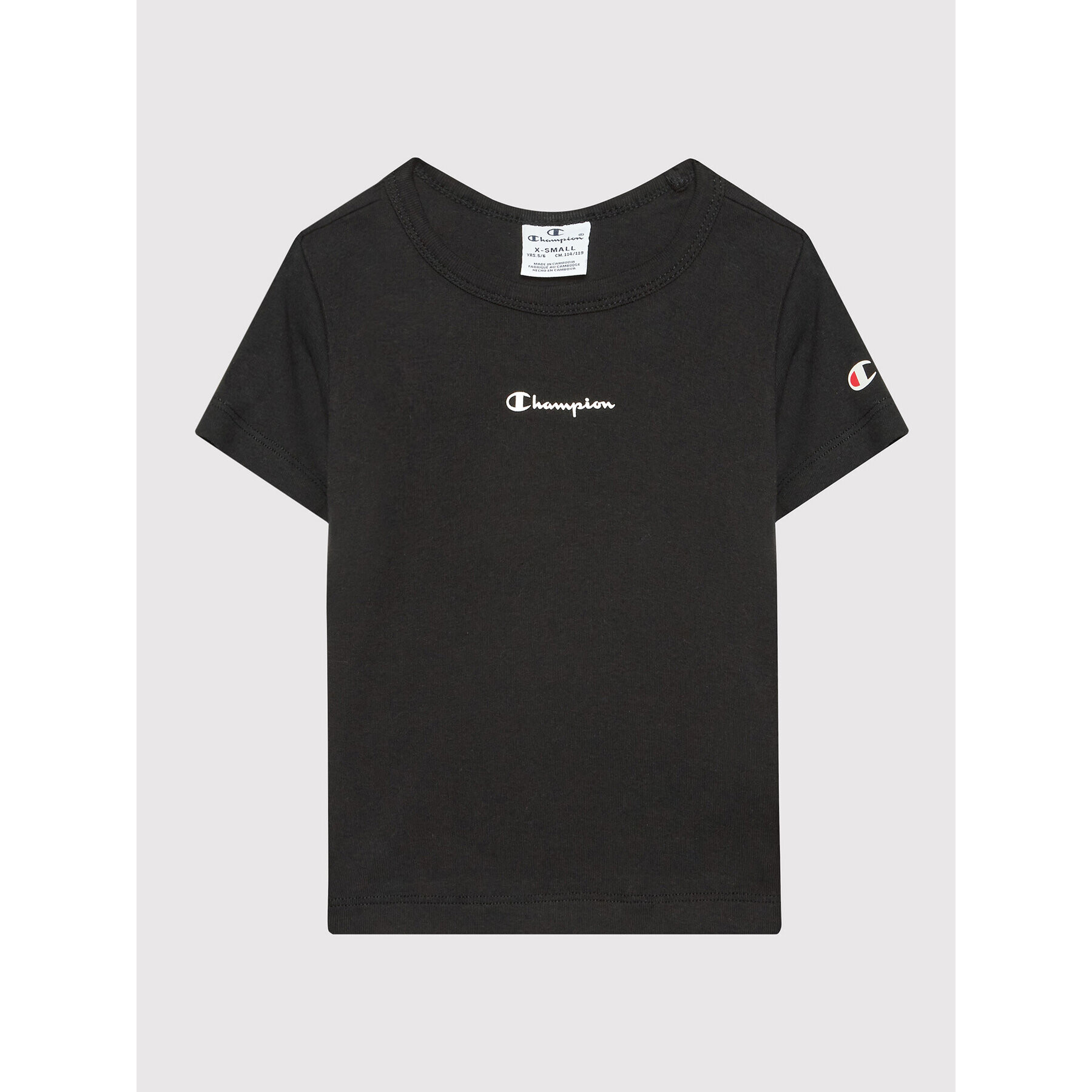 Champion T-Shirt 404322 Černá Regular Fit - Pepit.cz