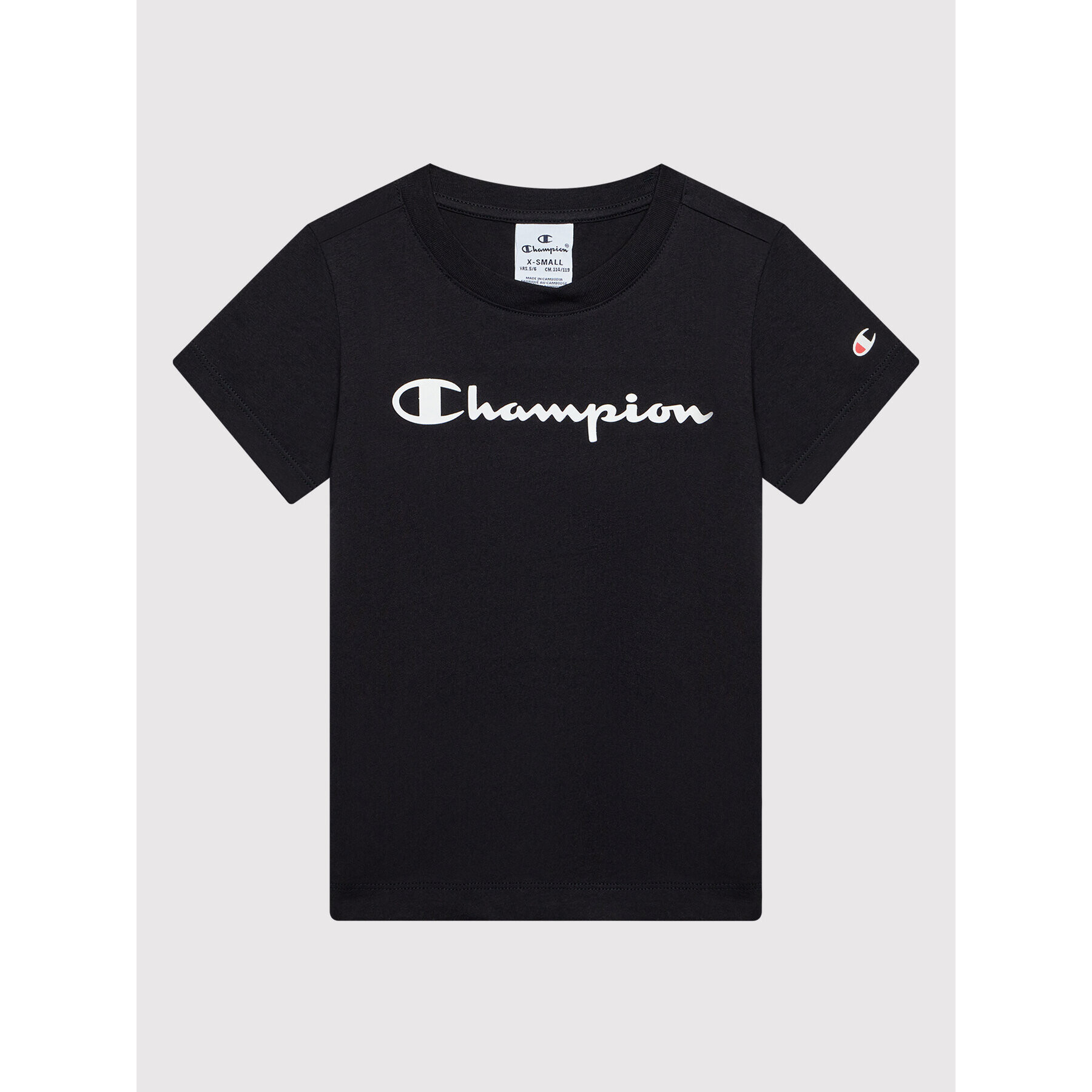 Champion T-Shirt 404327 Černá Regular Fit - Pepit.cz