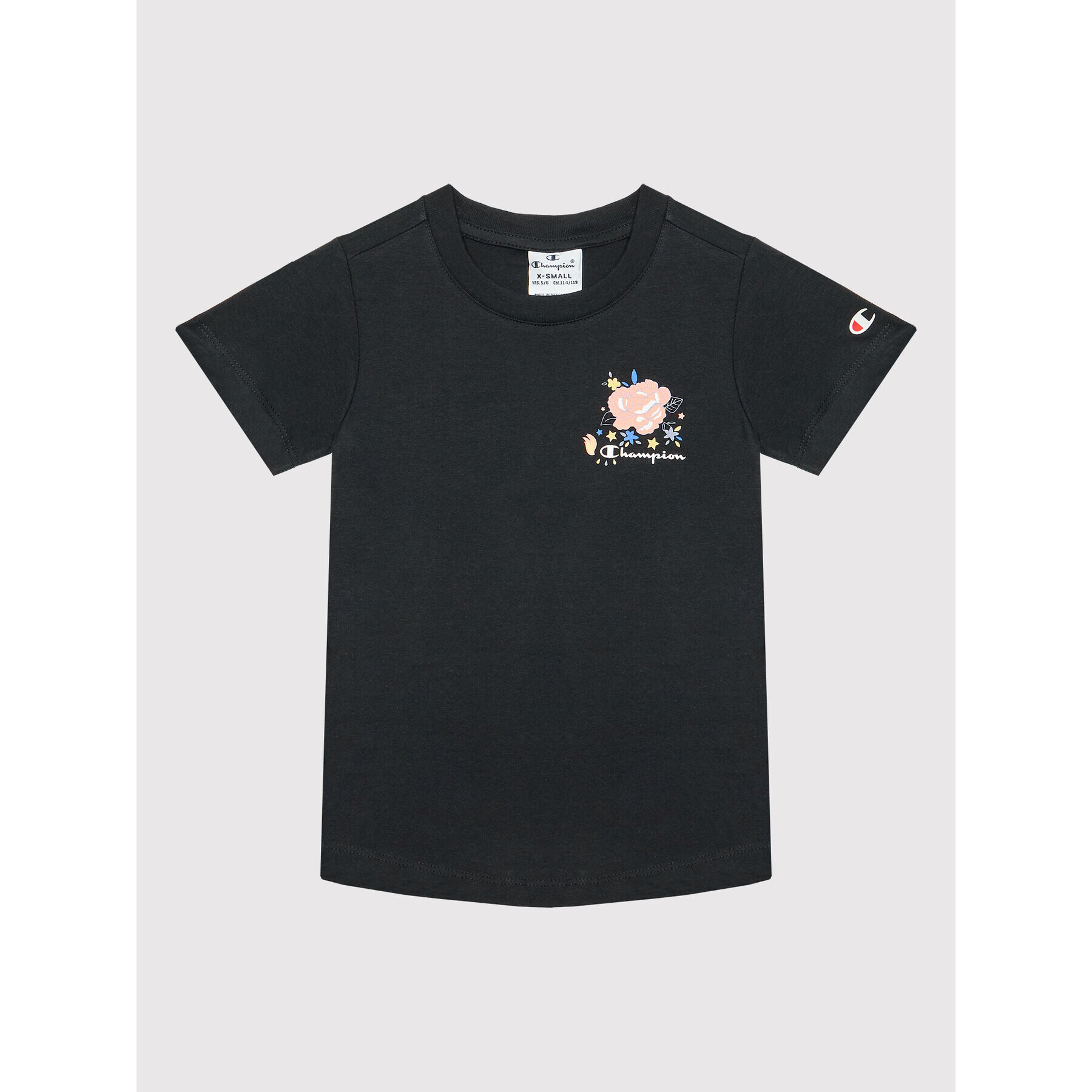 Champion T-Shirt 404399 Černá Regular Fit - Pepit.cz