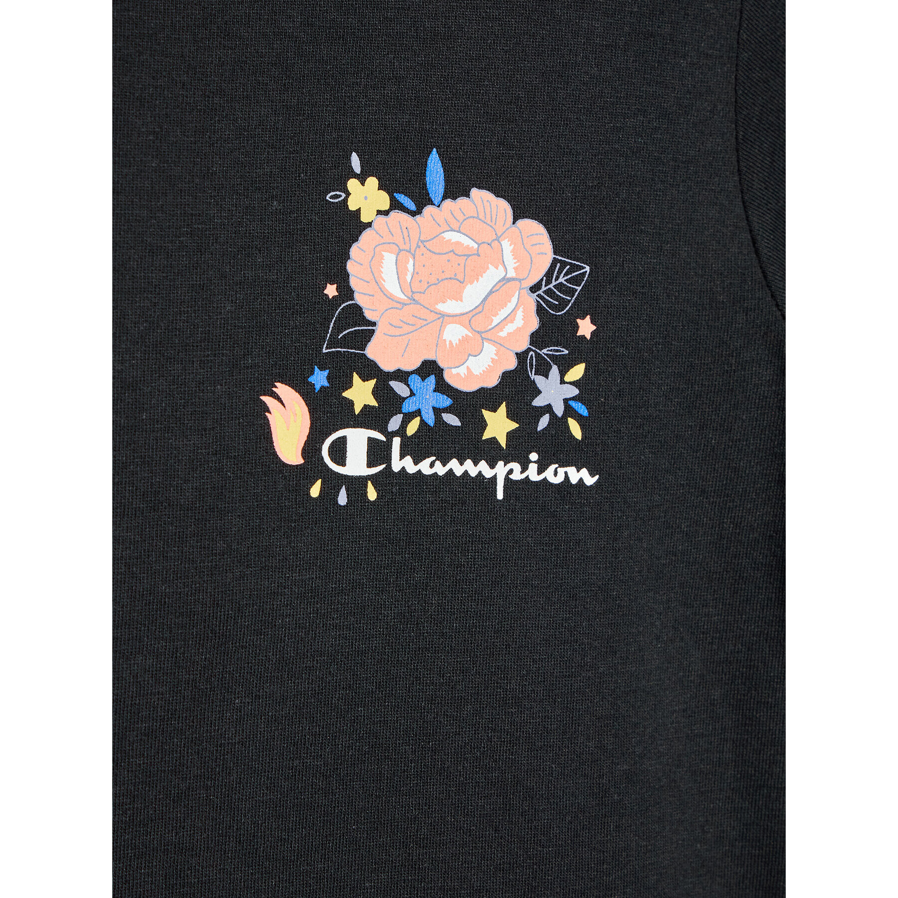 Champion T-Shirt 404399 Černá Regular Fit - Pepit.cz