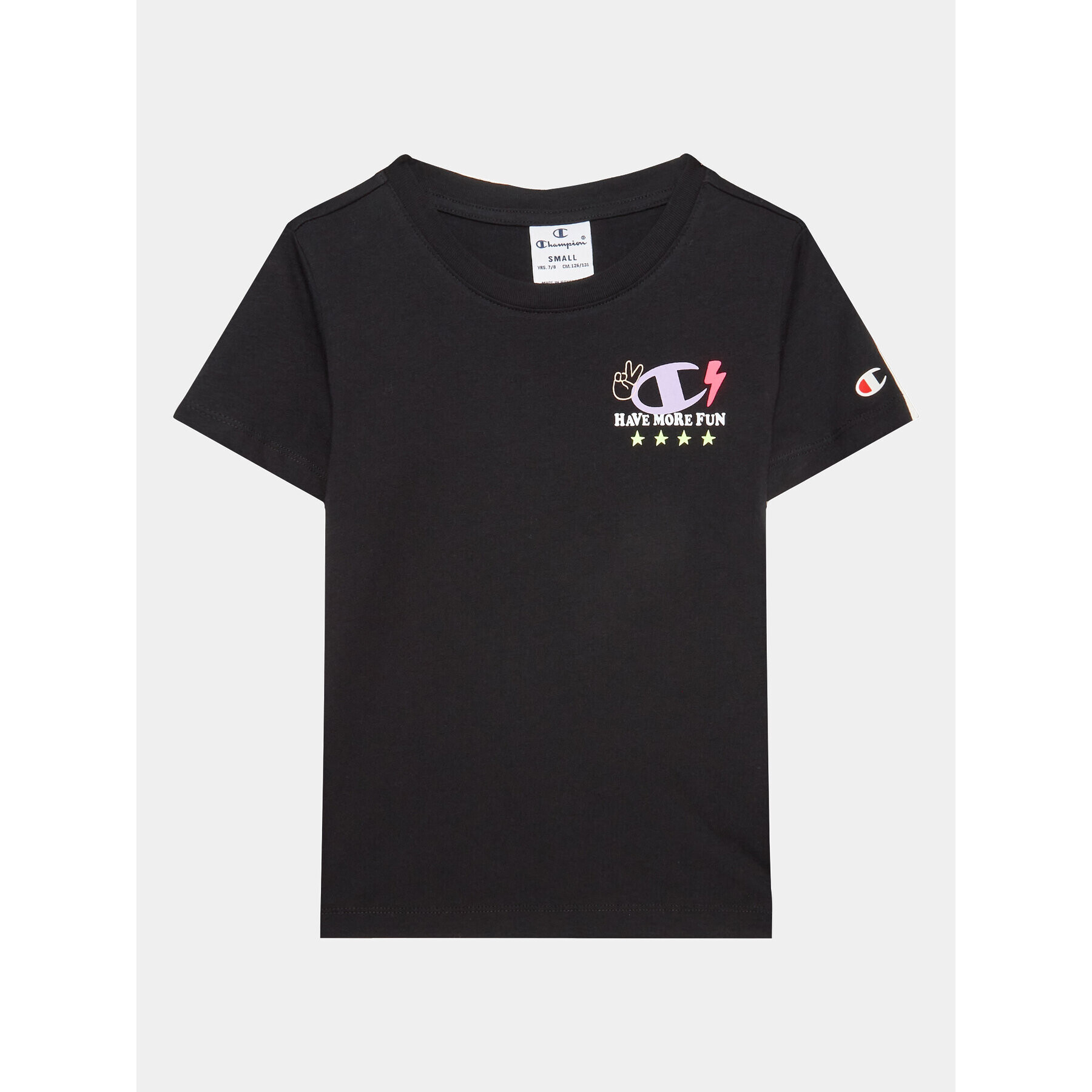 Champion T-Shirt 404681 Černá Regular Fit - Pepit.cz