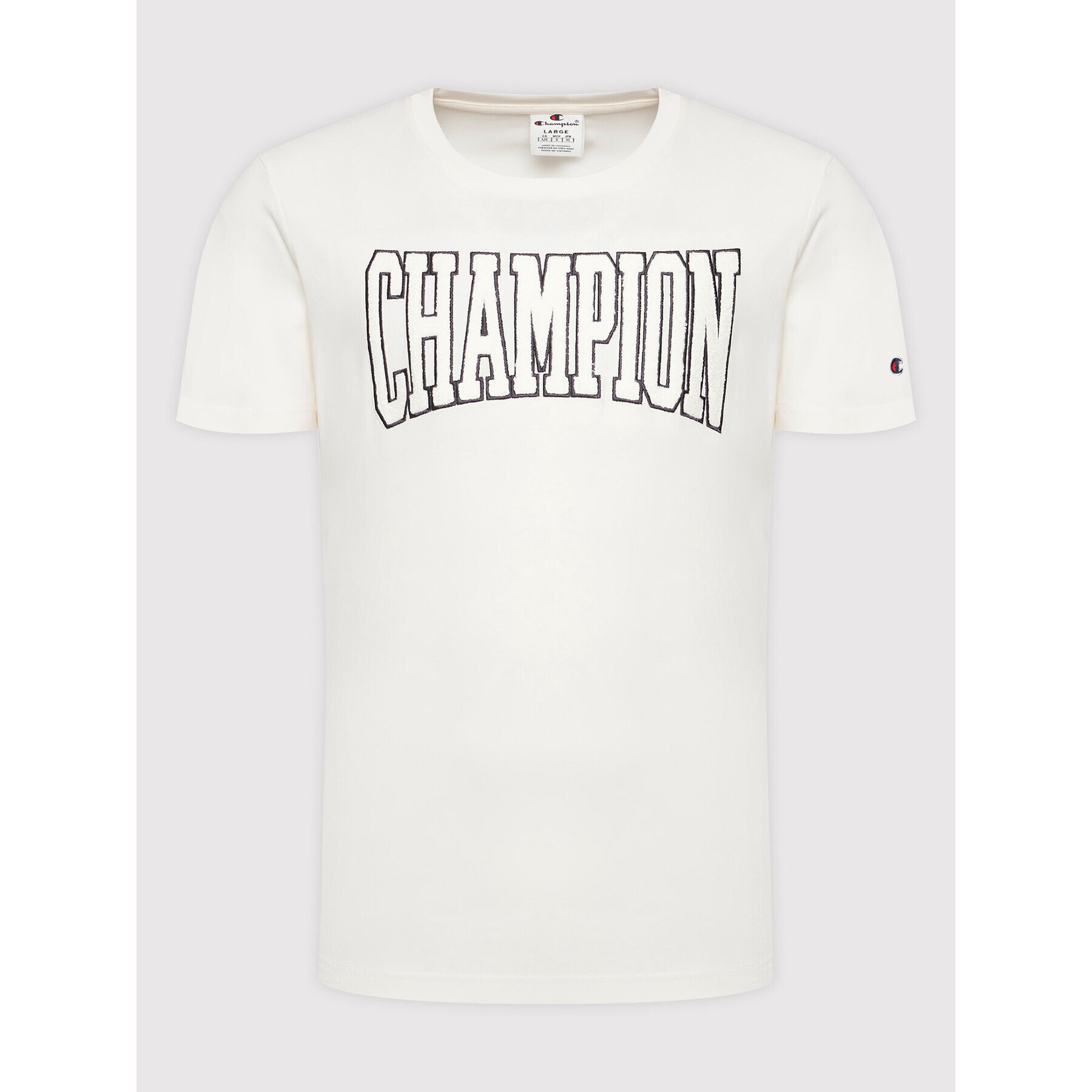 Champion T-Shirt Athletic 217172 Béžová Regular Fit - Pepit.cz