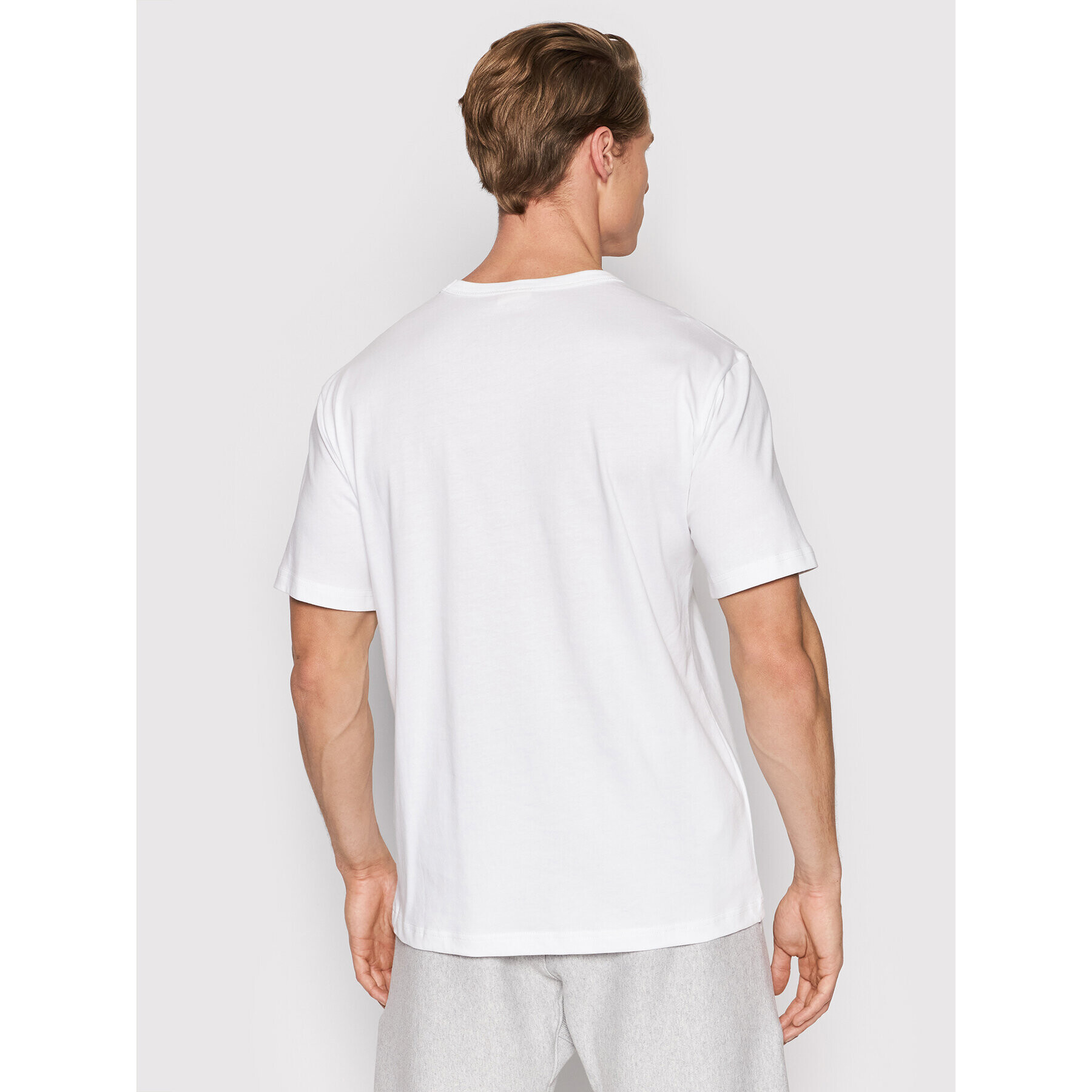 Champion T-Shirt Basic 216546 Bílá Regular Fit - Pepit.cz