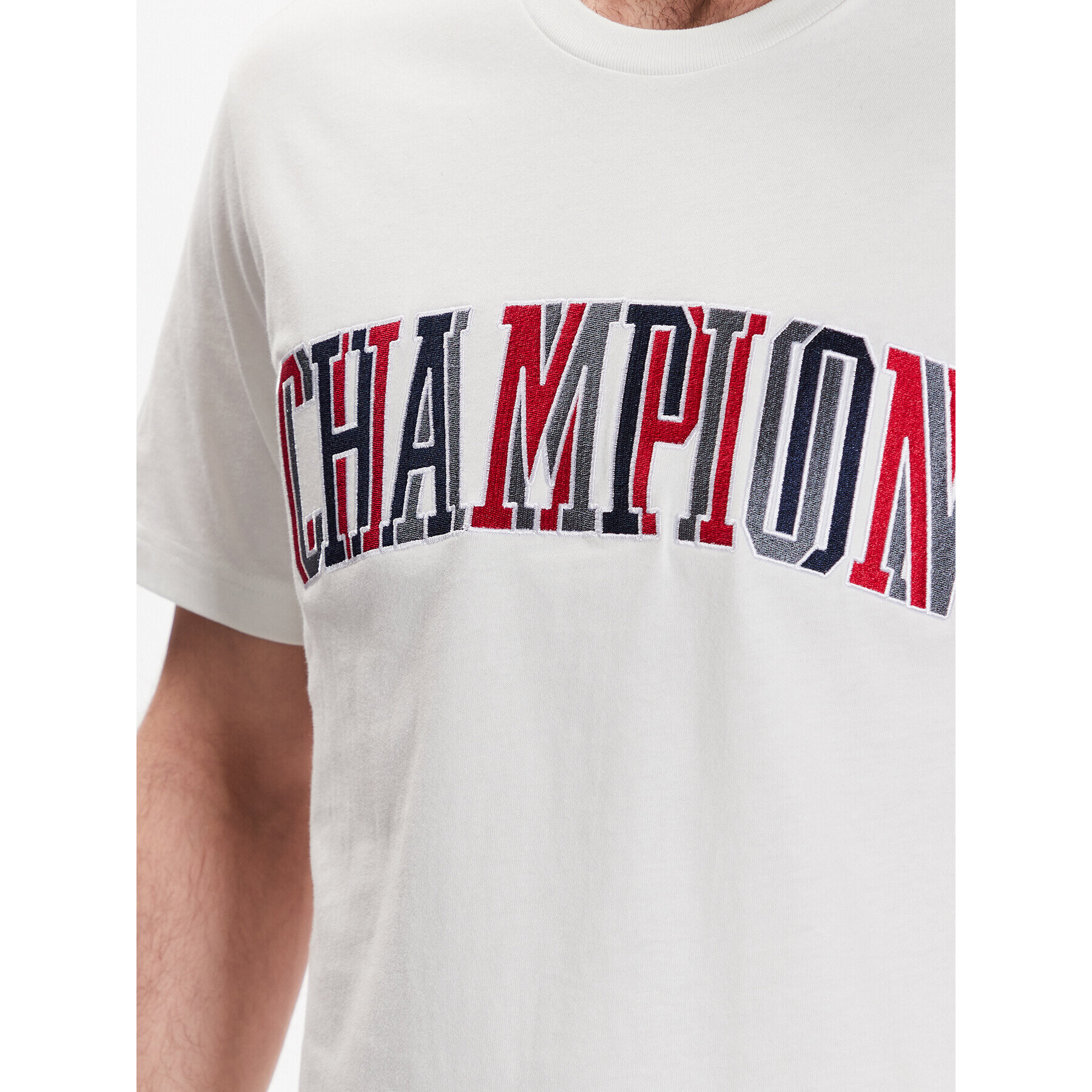 Champion T-Shirt Bookstore 218512 Bílá Regular Fit - Pepit.cz