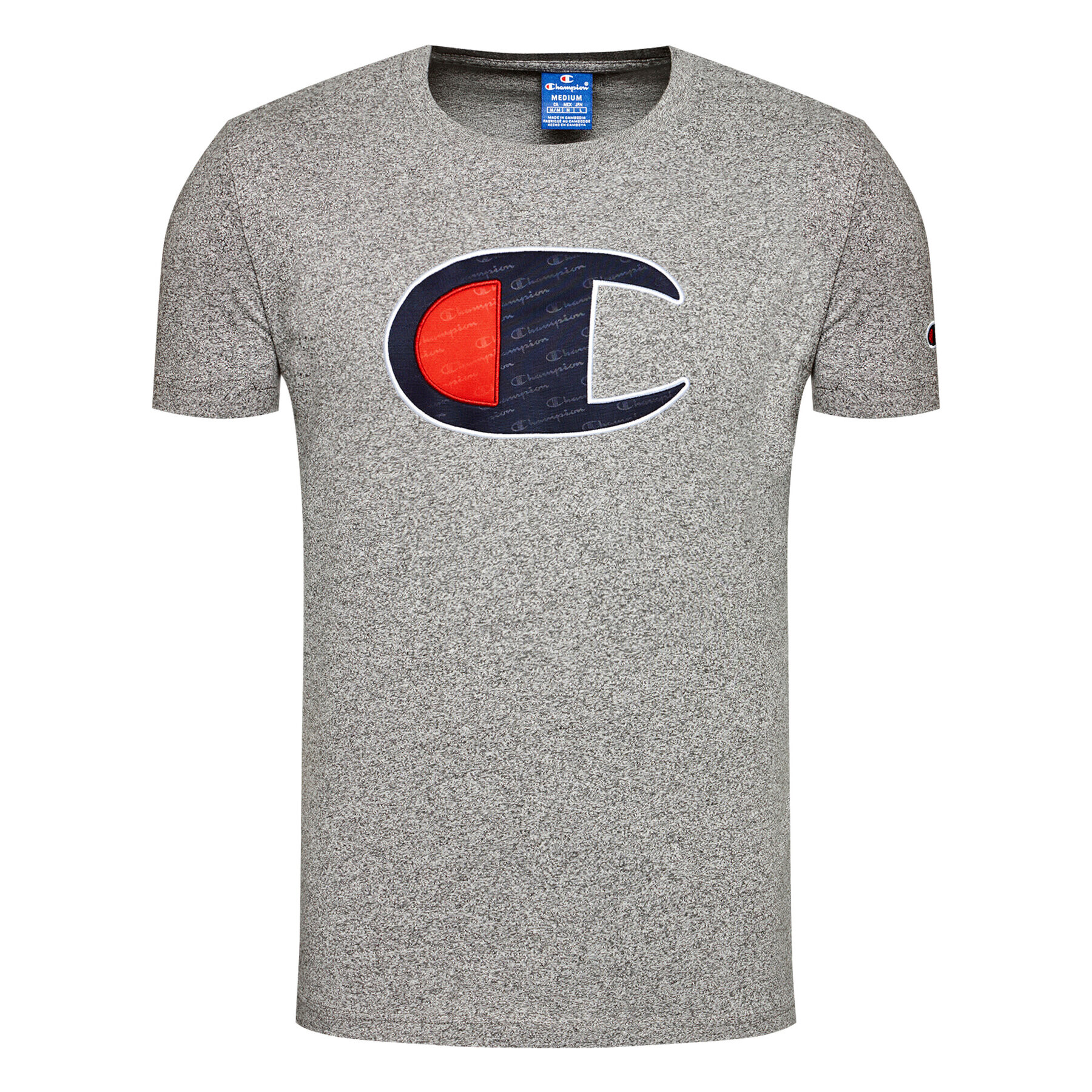 Champion T-Shirt Crewneck 214405 Šedá Regular Fit - Pepit.cz