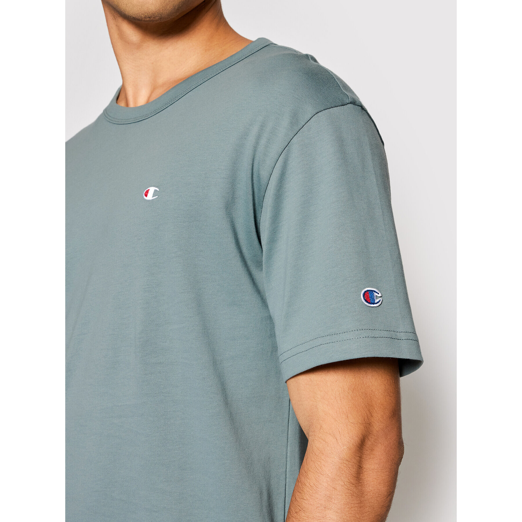 Champion T-Shirt Crewneck 216545 Šedá Regular Fit - Pepit.cz