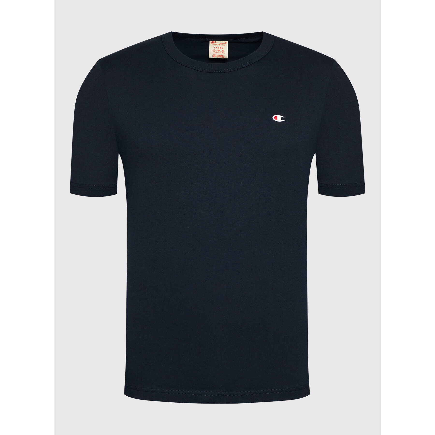 Champion T-Shirt Crewneck 216545 Tmavomodrá Regular Fit - Pepit.cz