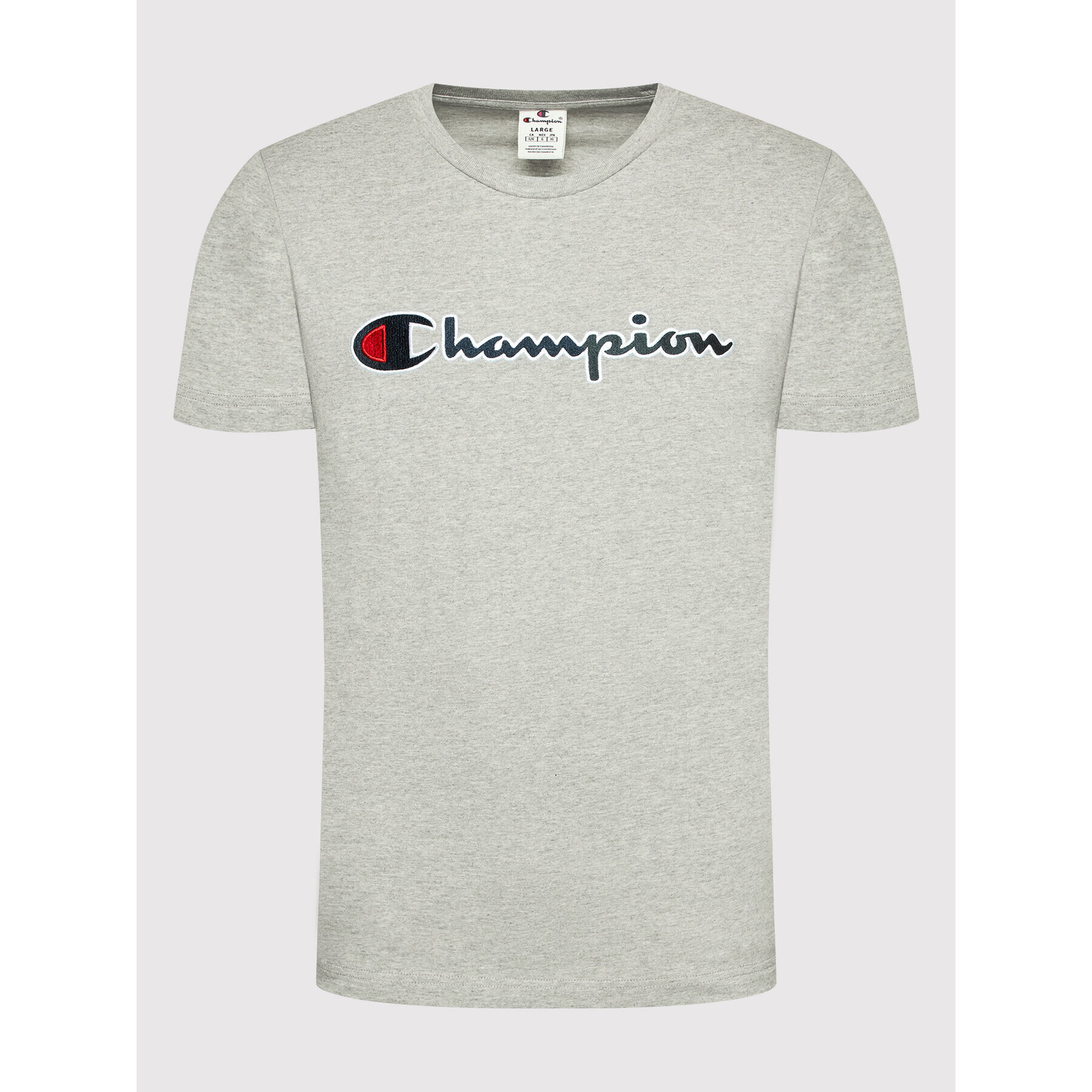 Champion T-Shirt Crewneck 217814 Šedá Regular Fit - Pepit.cz