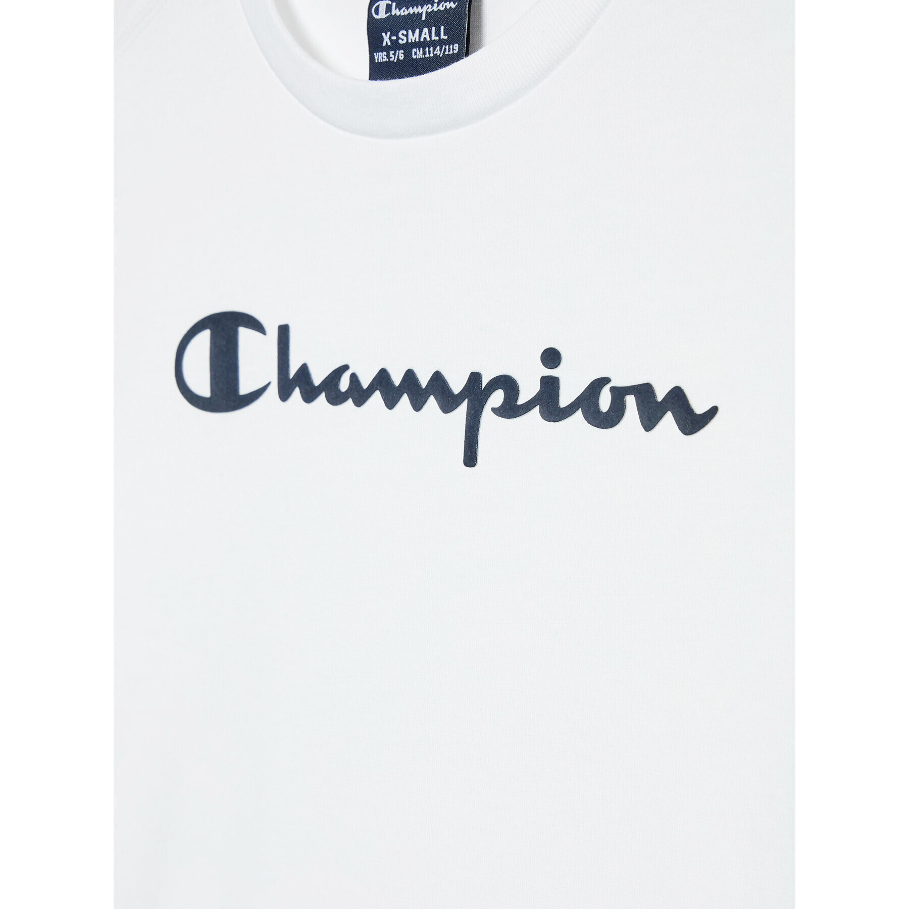 Champion T-Shirt Crewneck 305365 Bílá Regular Fit - Pepit.cz