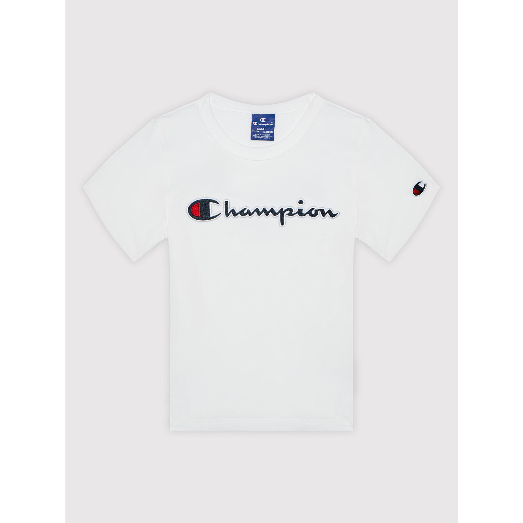 Champion T-Shirt Crewneck 404231 Bílá Regular Fit - Pepit.cz