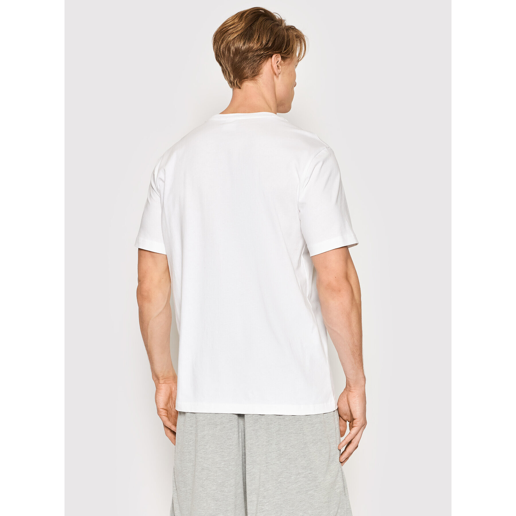 Champion T-Shirt Embroidered 217814 Bílá Regular Fit - Pepit.cz