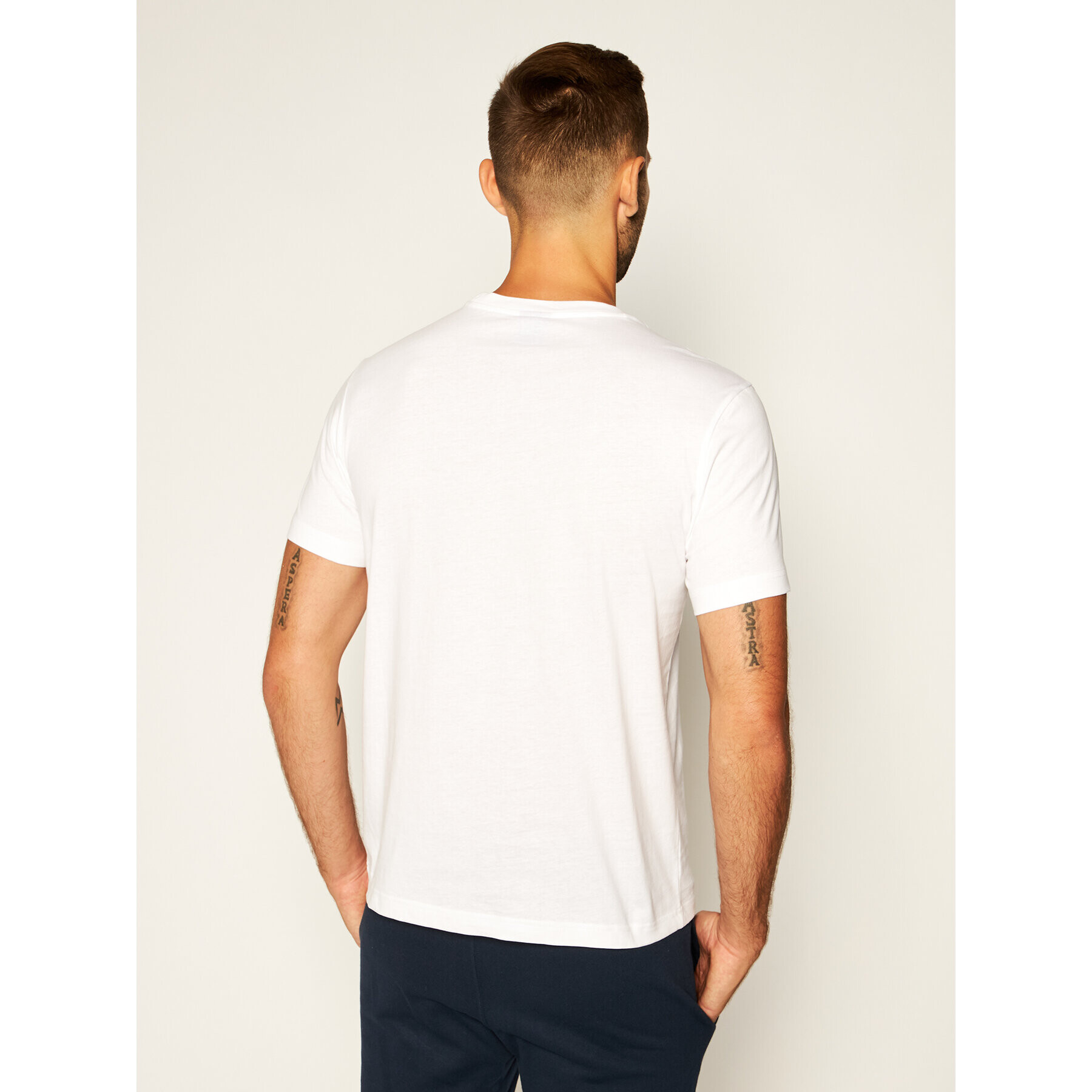 Champion T-Shirt Logo 214194 Bílá Regular Fit - Pepit.cz