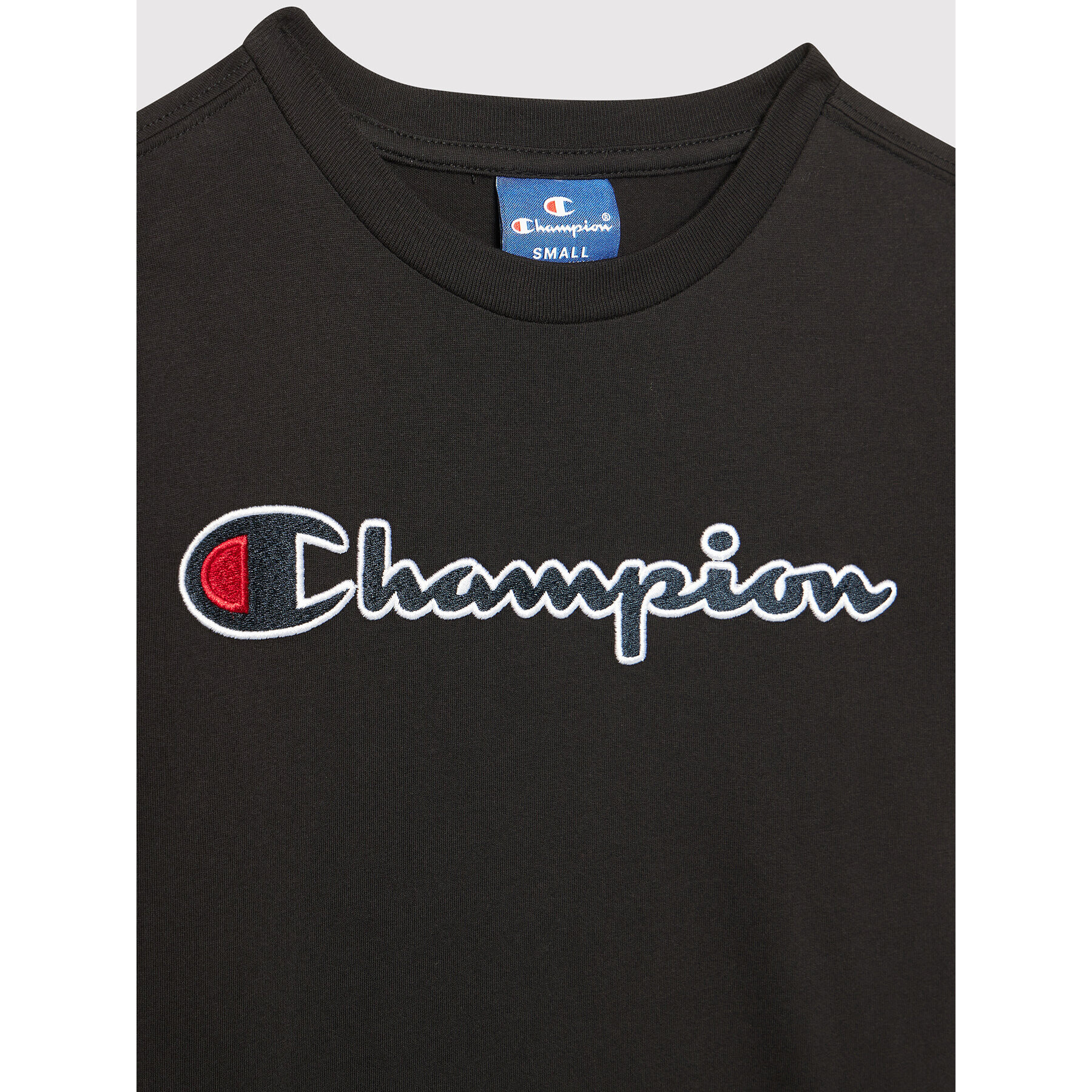 Champion T-Shirt Logo 305770 Černá Regular Fit - Pepit.cz