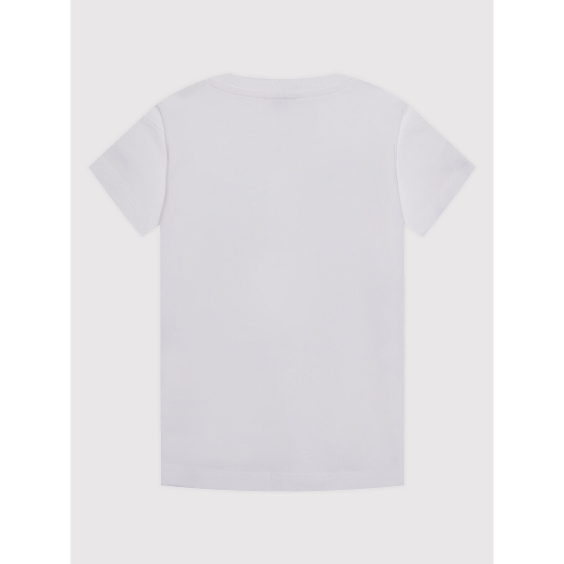 Champion T-Shirt Repeat Script Logo 404313 Bílá Custom Fit - Pepit.cz