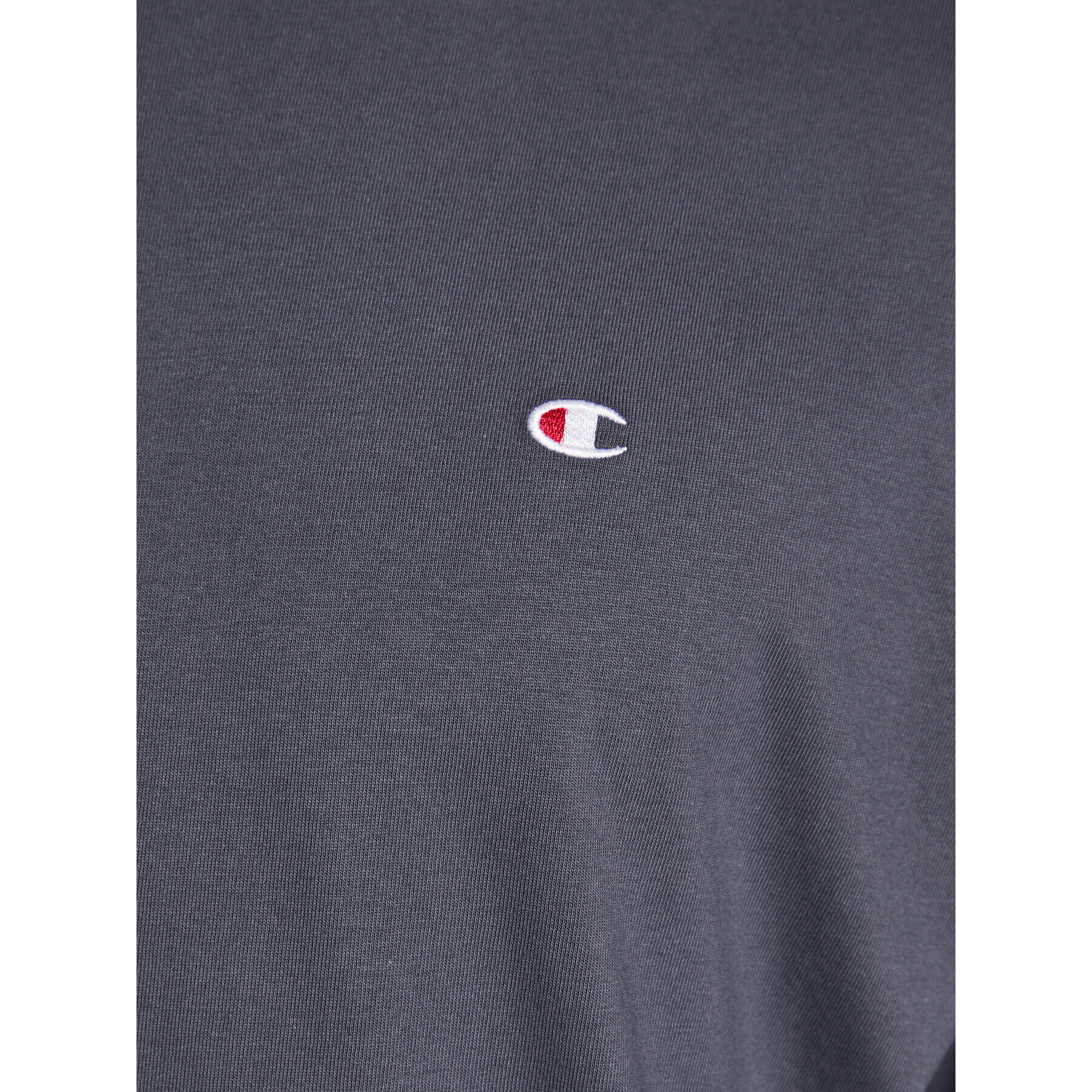 Champion T-Shirt Small C Logo 216548 Šedá Custom Fit - Pepit.cz