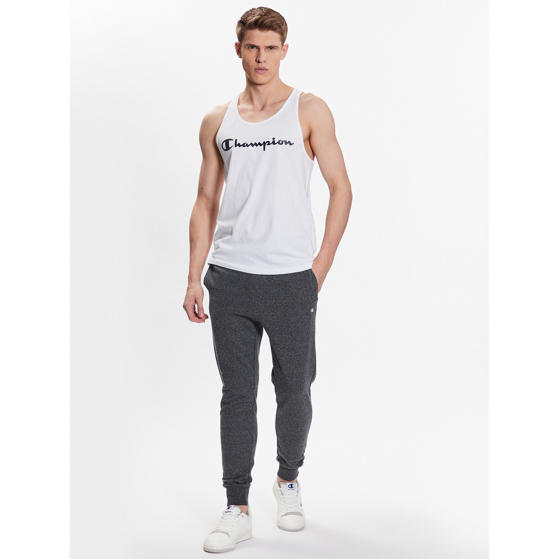 Champion Tank top 218533 Bílá Regular Fit - Pepit.cz