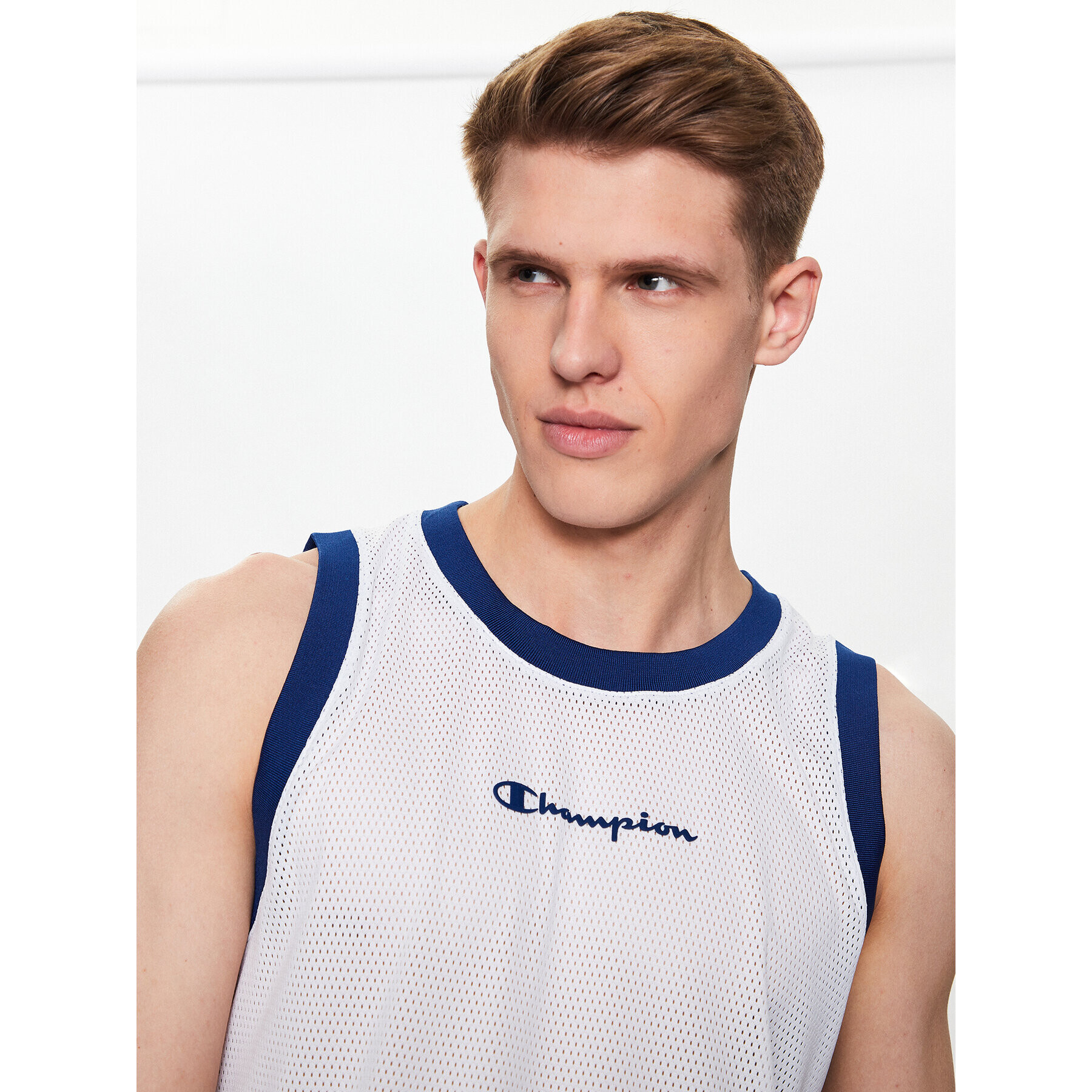 Champion Tank top 218769 Bílá Regular Fit - Pepit.cz