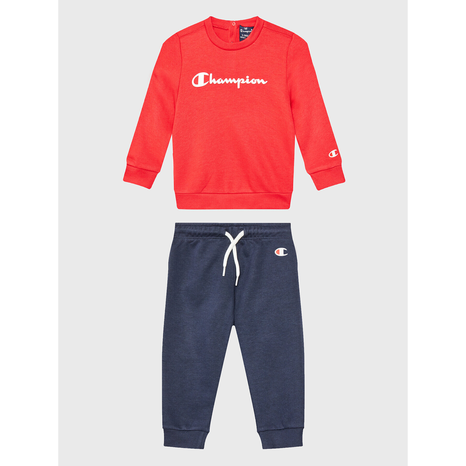 Champion Tepláková souprava 306455 Červená Regular Fit - Pepit.cz