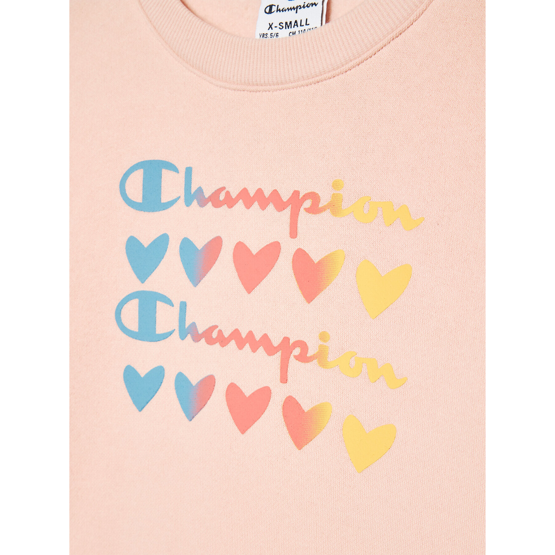 Champion Tepláková souprava Love Heart Light Fleece 404496 Barevná Custom Fit - Pepit.cz