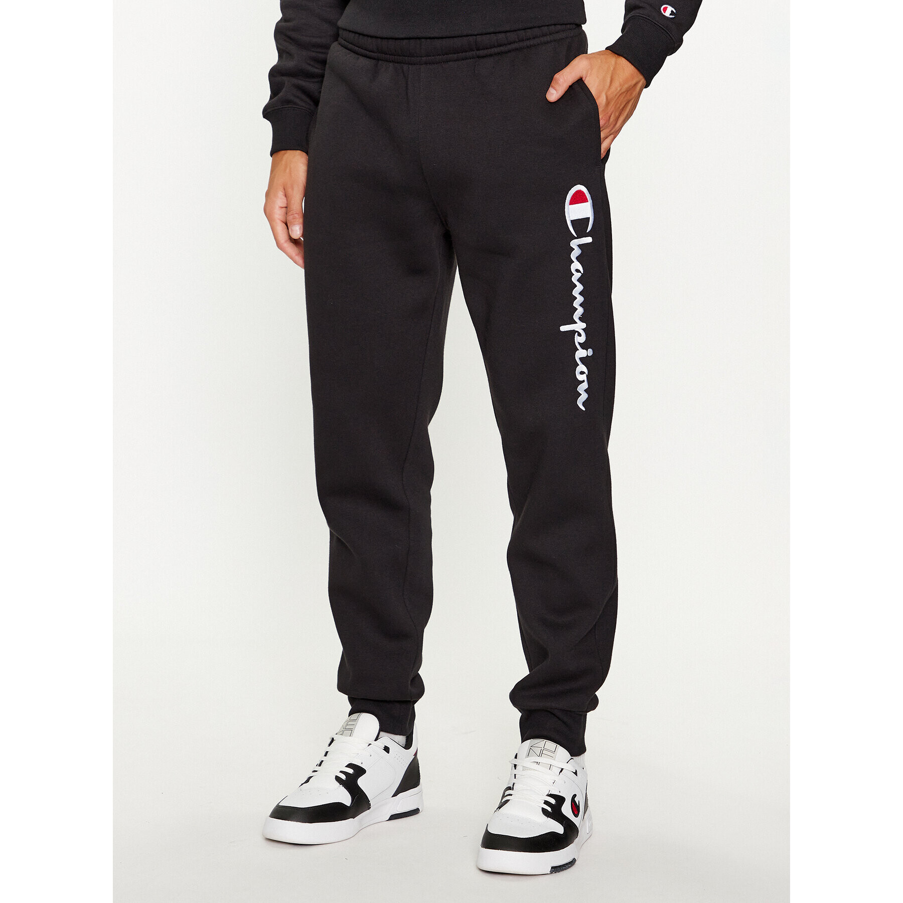 Champion Teplákové kalhoty Rib Cuff Pants 219418 Černá Comfort Fit - Pepit.cz