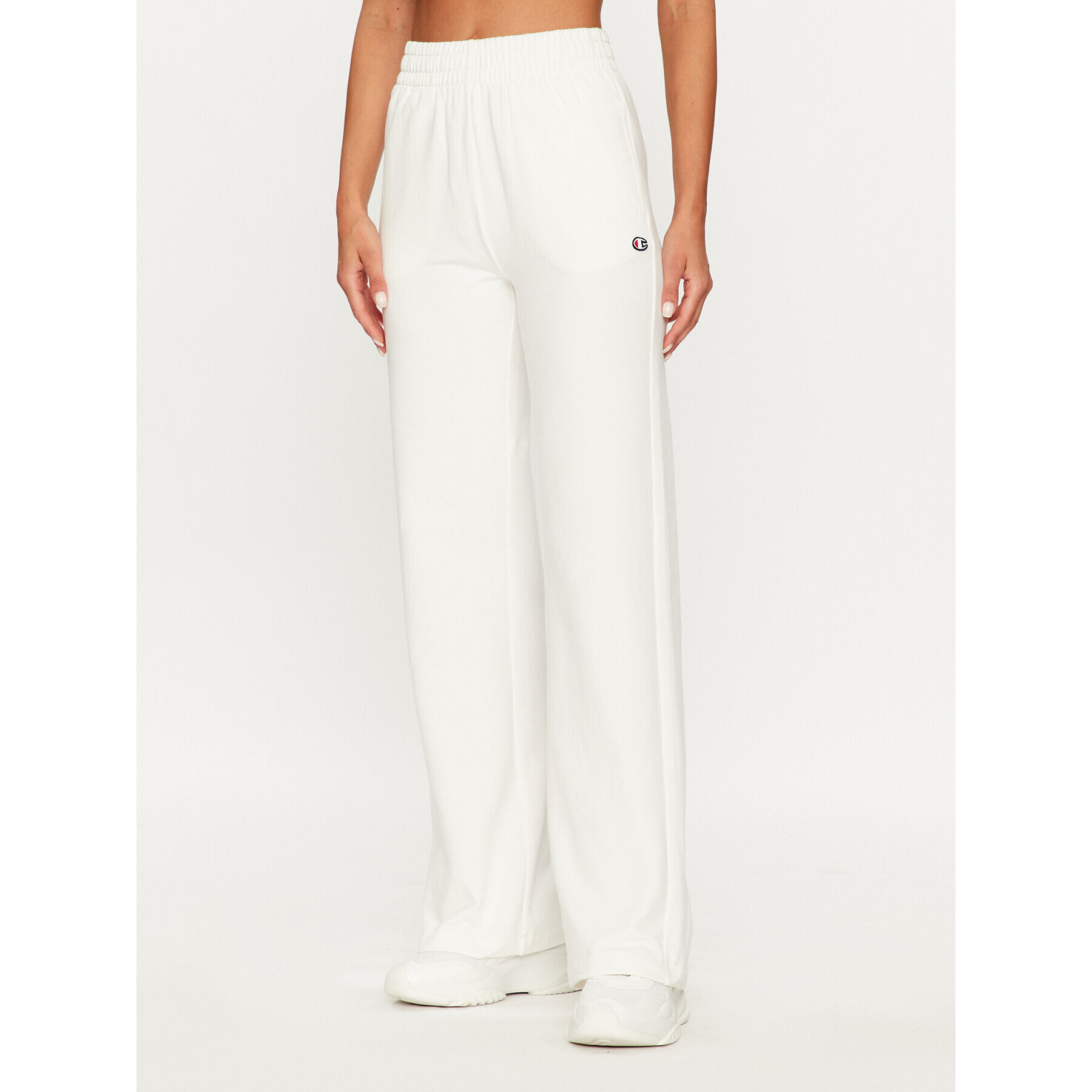 Champion Teplákové kalhoty Wide Leg Pants 116613 Écru Regular Fit - Pepit.cz