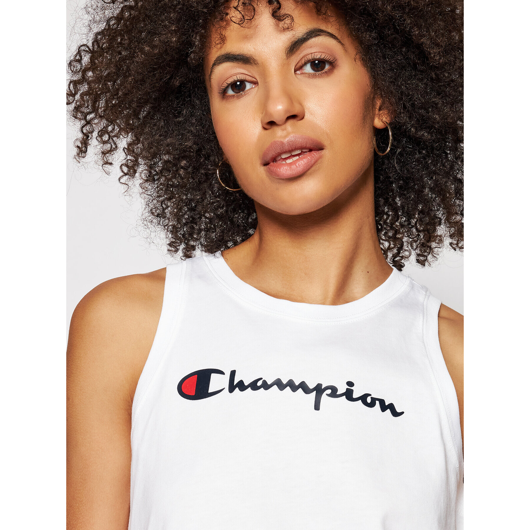 Champion Top Jacquard Logo Tape 112768 Bílá Custom Fit - Pepit.cz